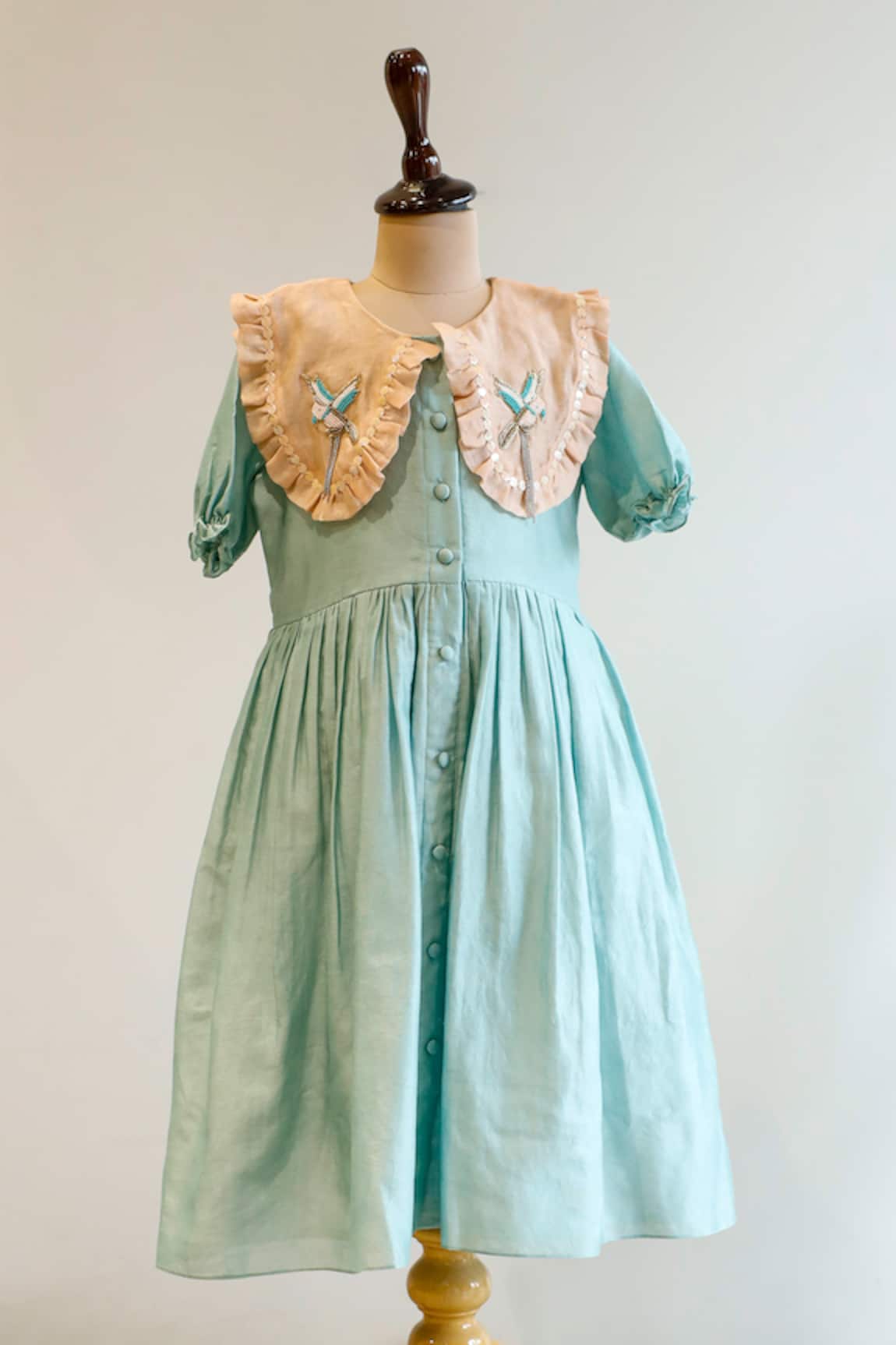 Snuggleme Embroidered Collar Dress 