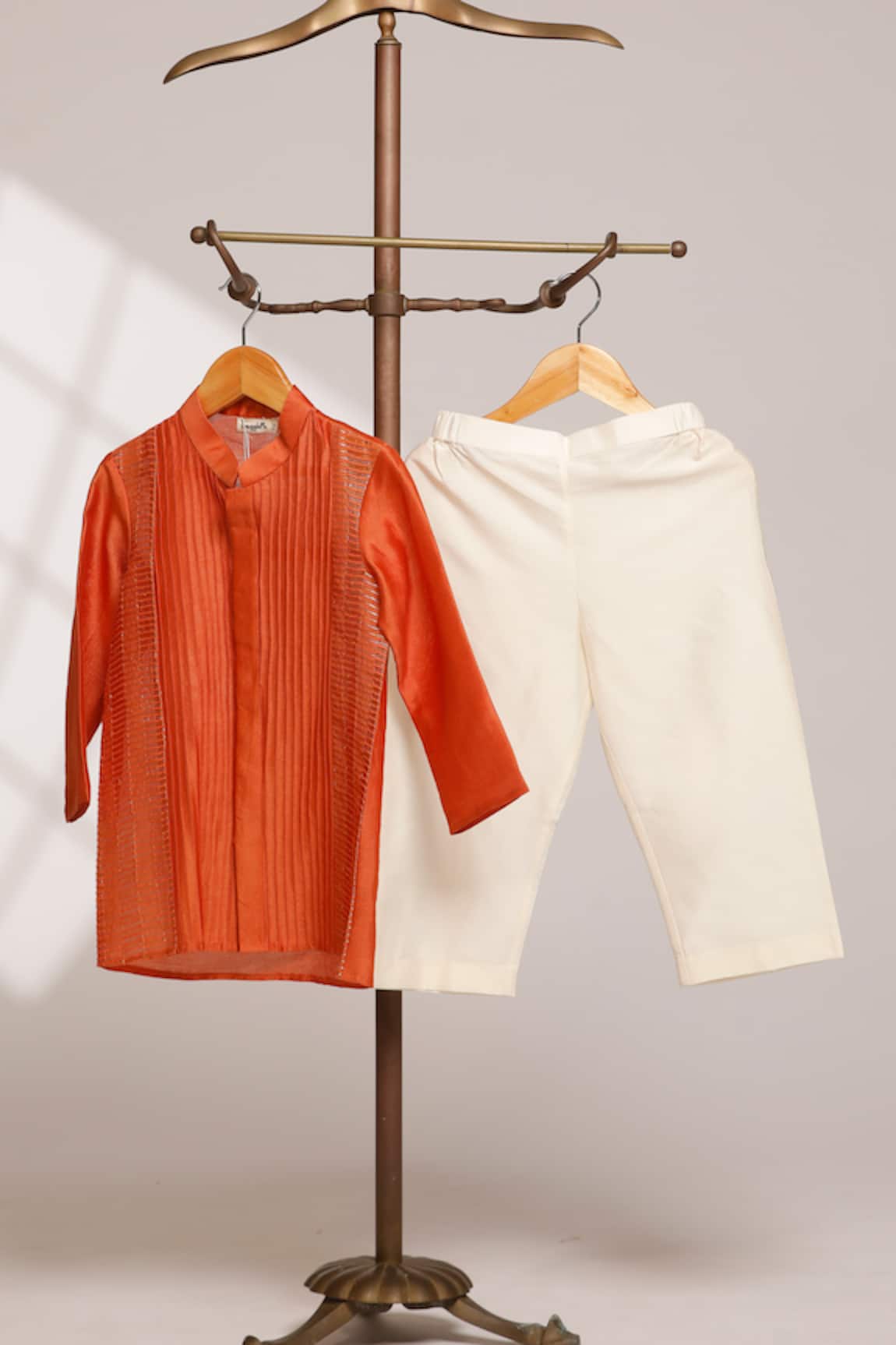 Snuggleme Chanderi Kurta & Pant Set 