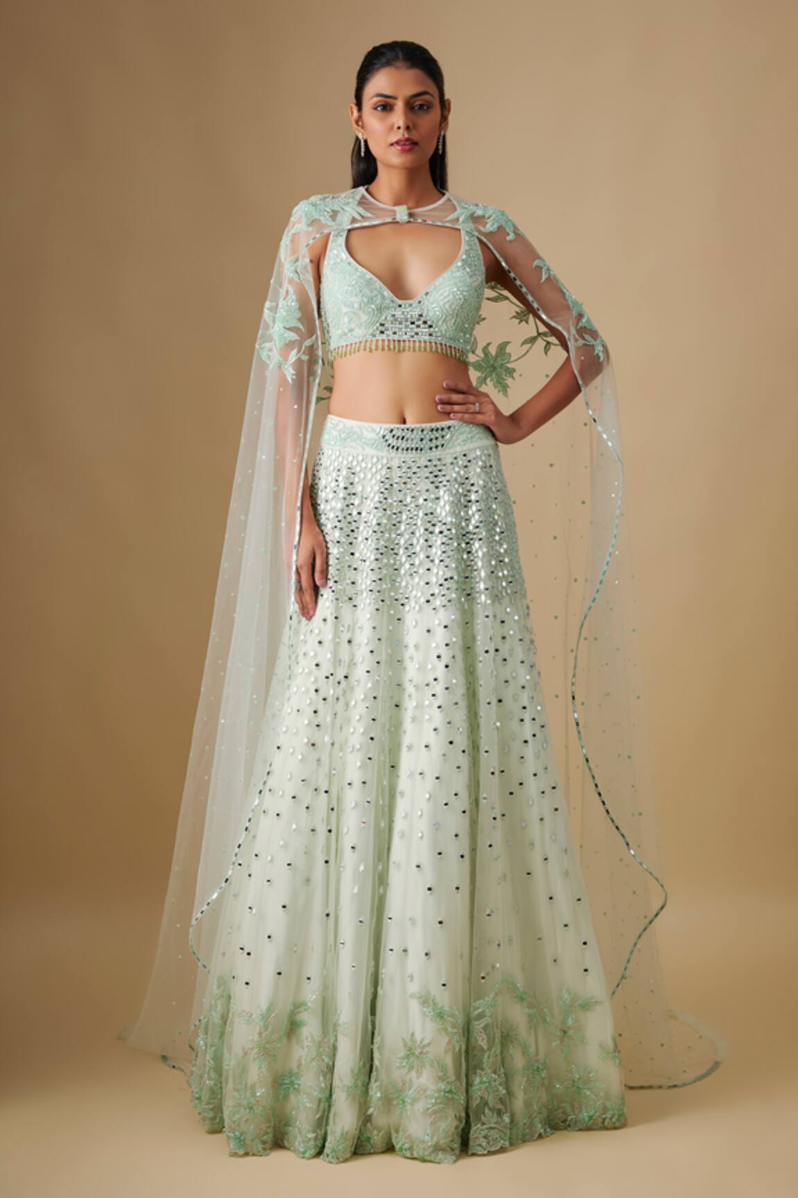 Asaga Thundra Embroidered Lehenga Set 