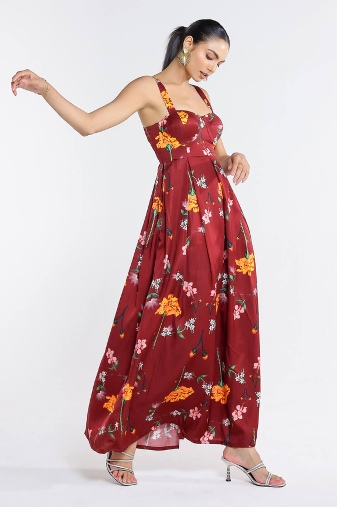 Studio Surbhi Garden Pattern Dress 