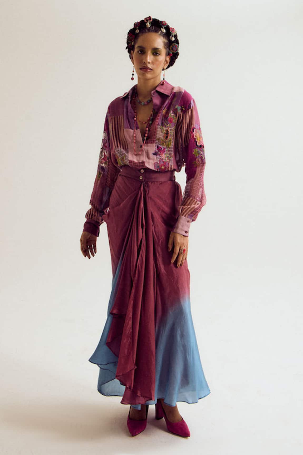Capisvirleo Paako Shirt & Vinc Skirt Set 