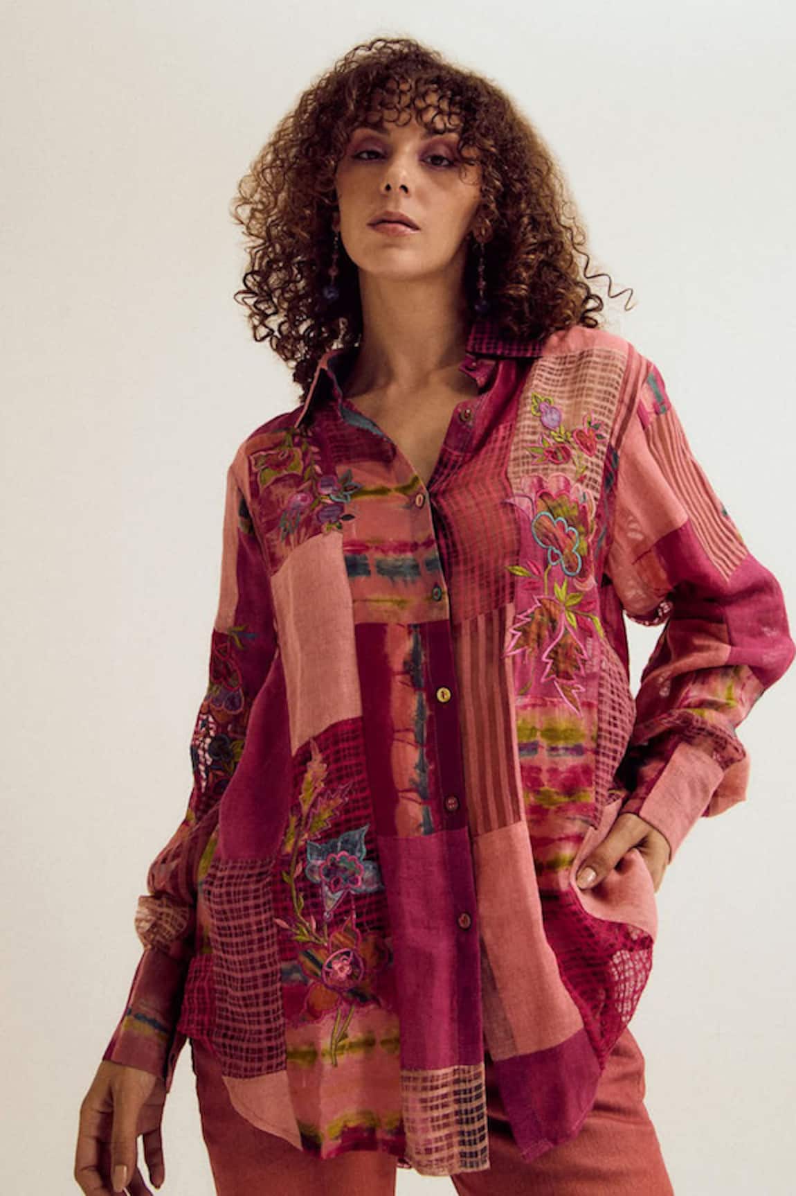 Capisvirleo Paako Patchwork Shirt 