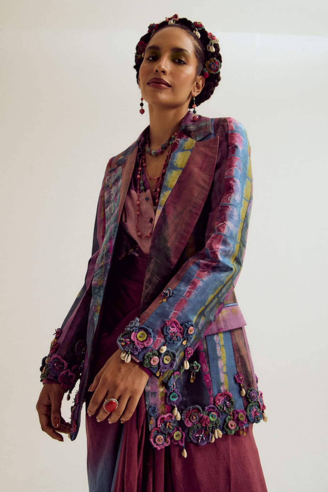 Capisvirleo Laburnum Tie Dye Blazer 