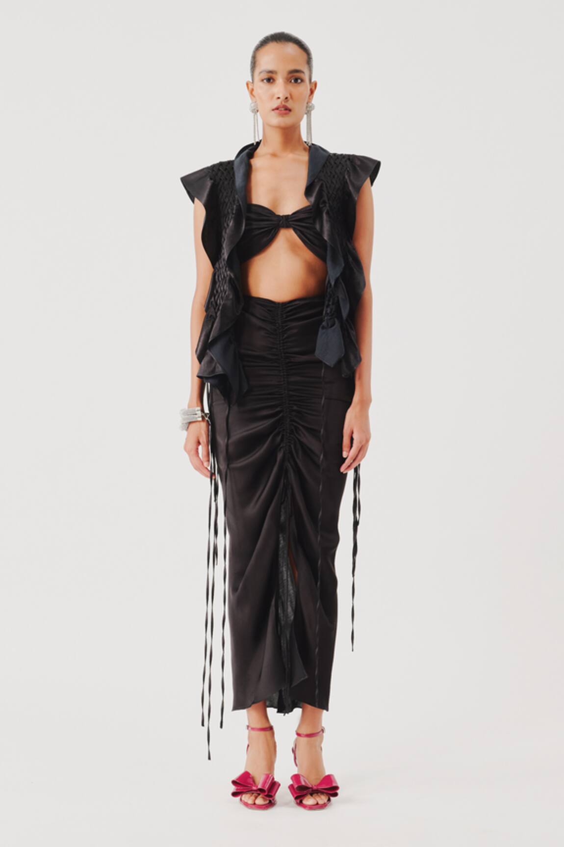 Aroka Cirrus Rushed Skirt 