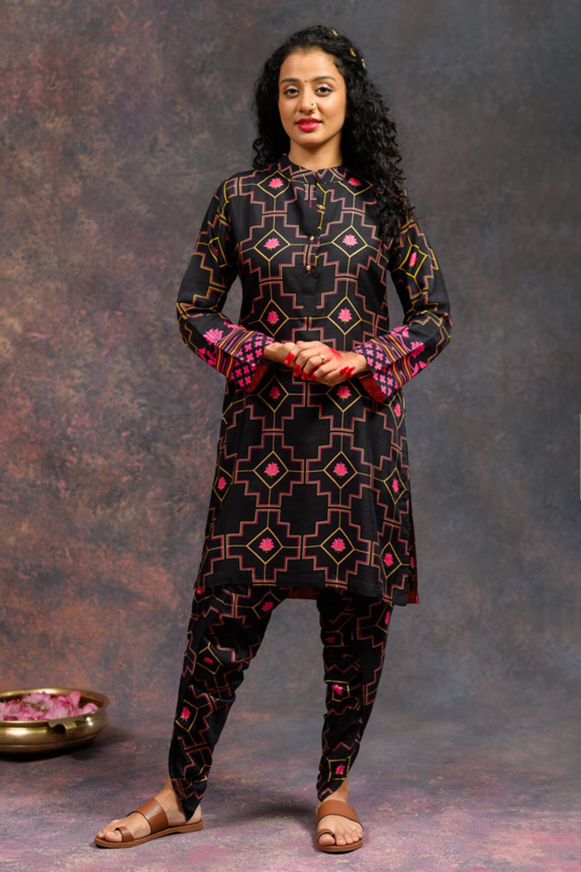 Prachi Kamat Morbagh Printed Kurta With Pant 