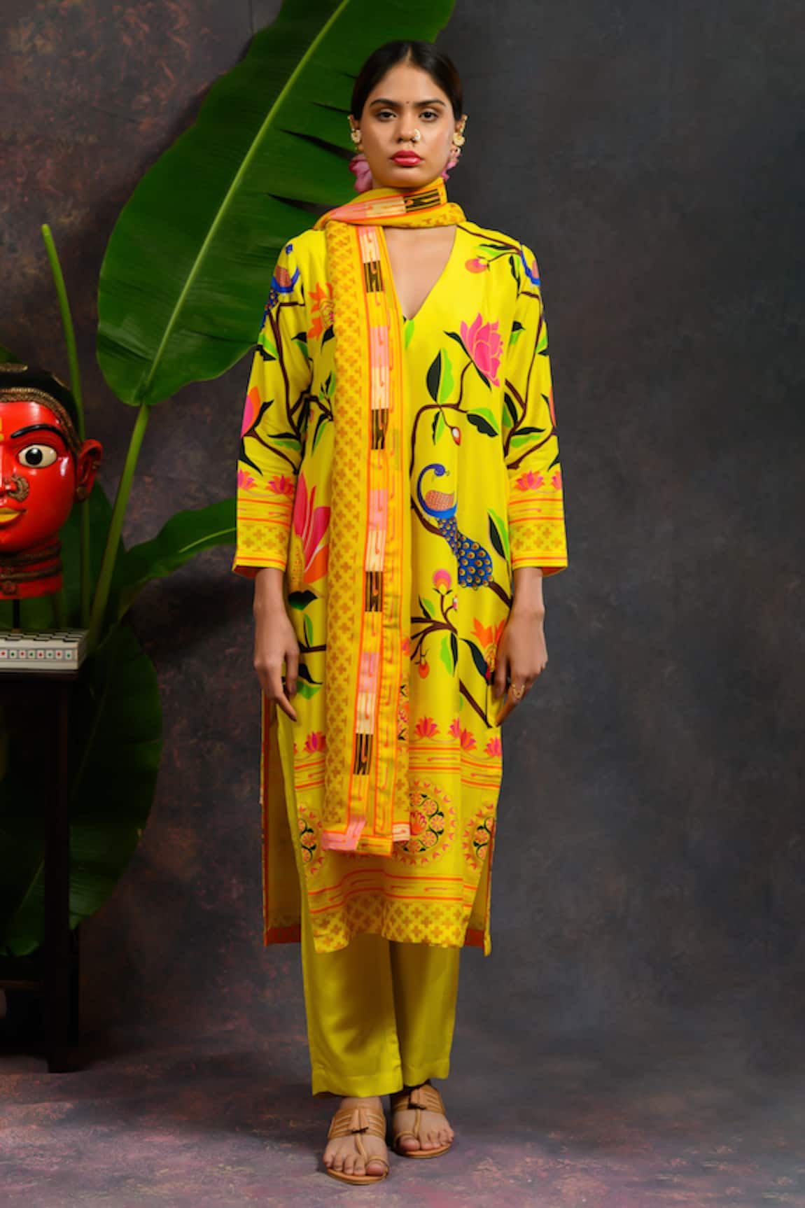 Prachi Kamat Asawali Printed Kurta Set 