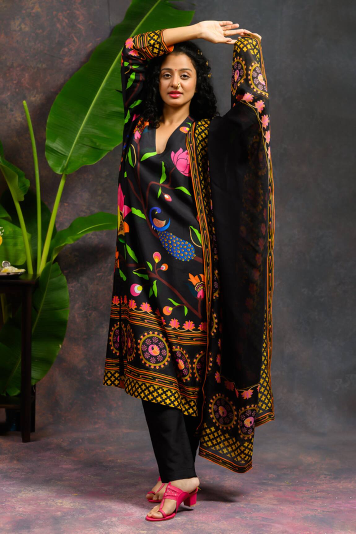 Prachi Kamat Asawali Printed Kurta Set 