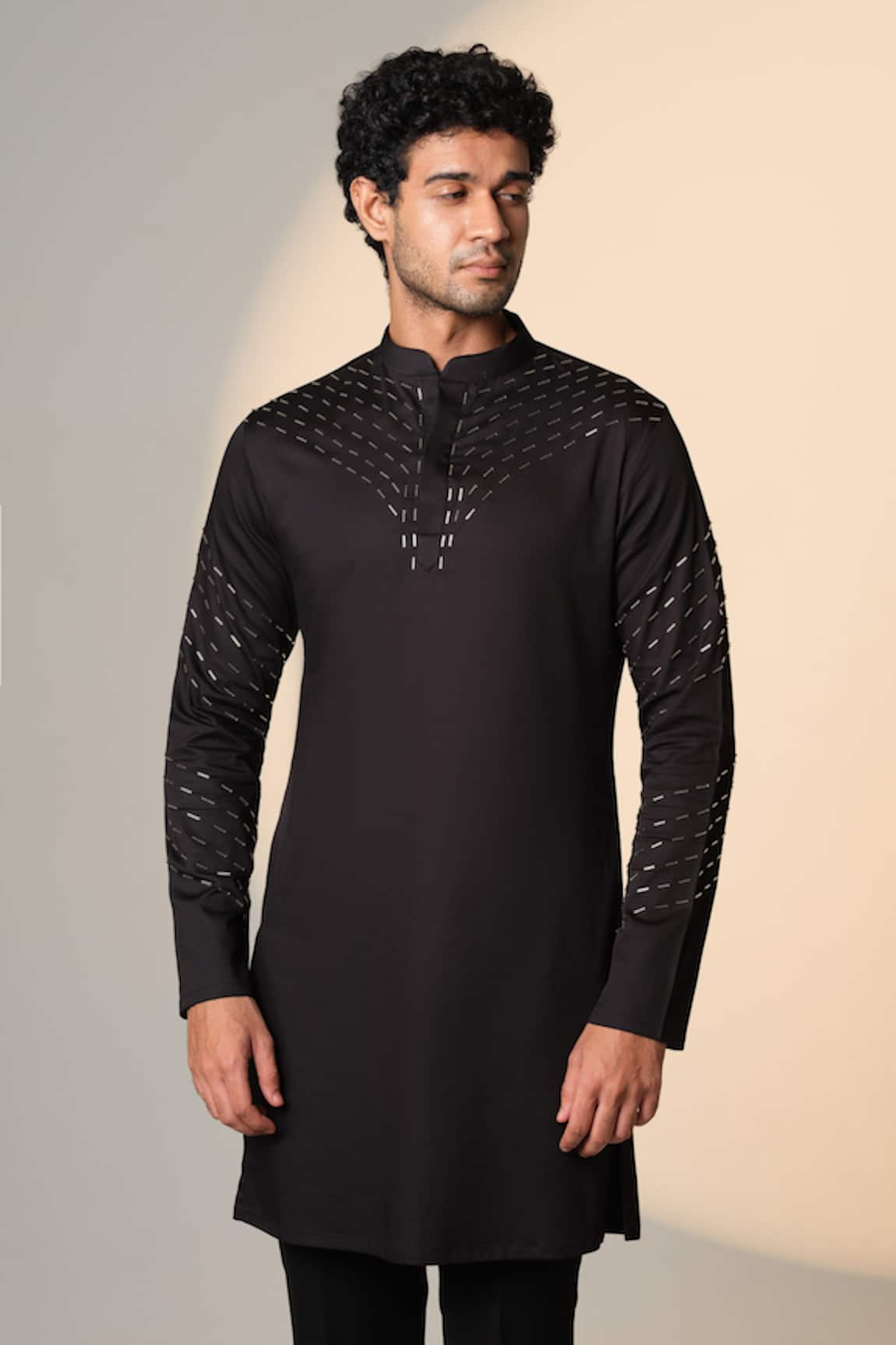 Sanjana Reddy Designs Cutdana Embroidered Kurta 