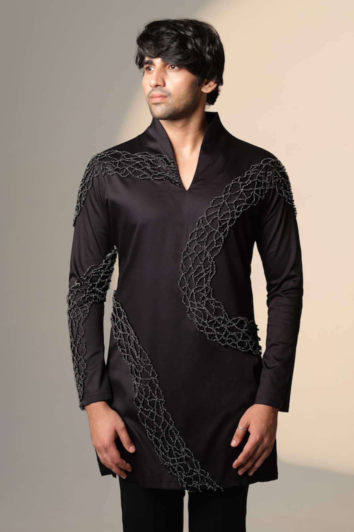 Sanjana Reddy Designs Standing Sally Embroidered Kurta 