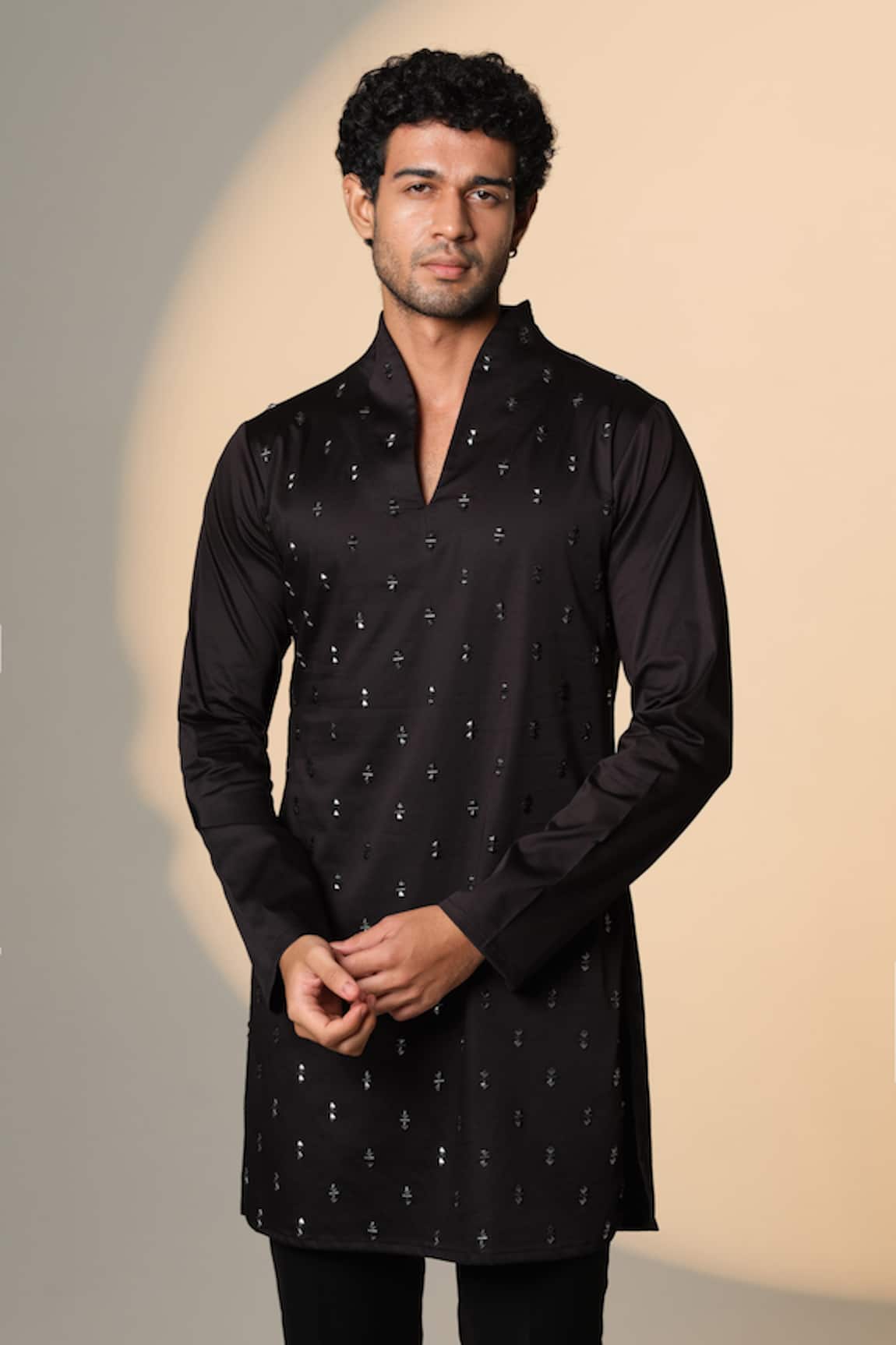 Sanjana Reddy Designs Cutdana Embroidered Kurta 