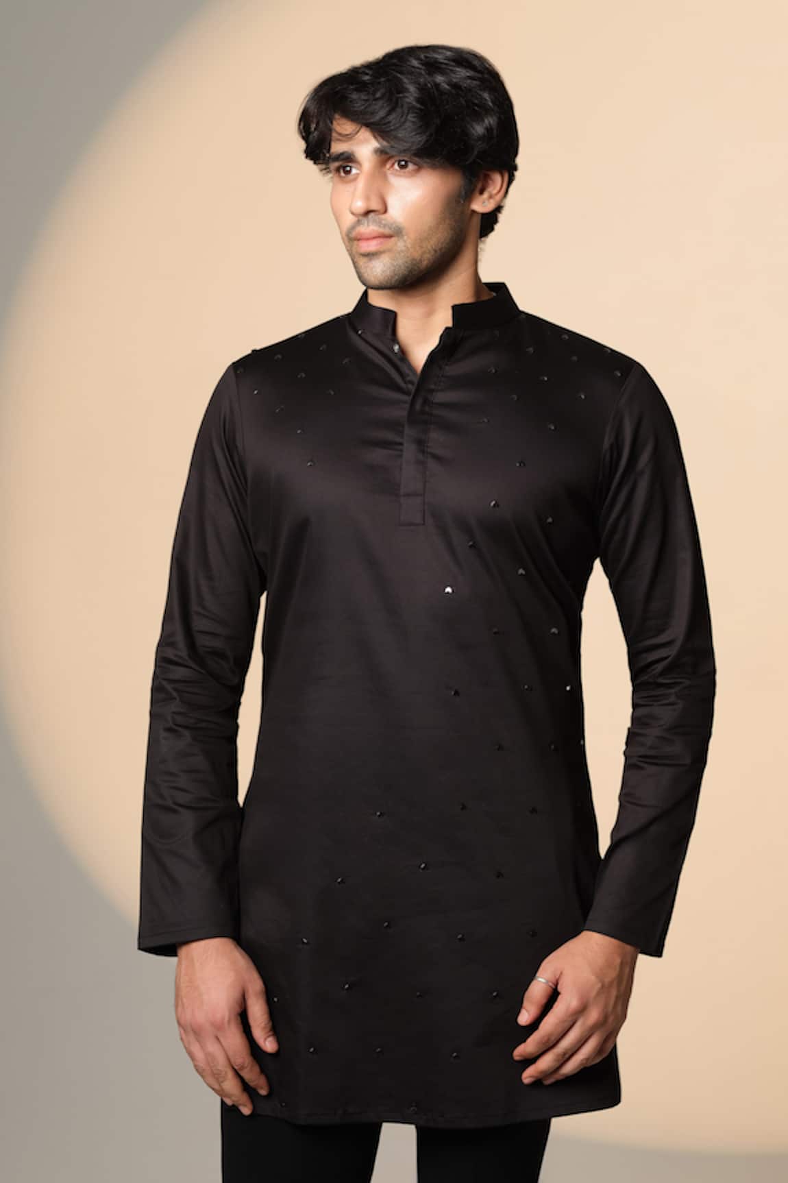 Sanjana Reddy Designs Placement Embroidered Kurta 