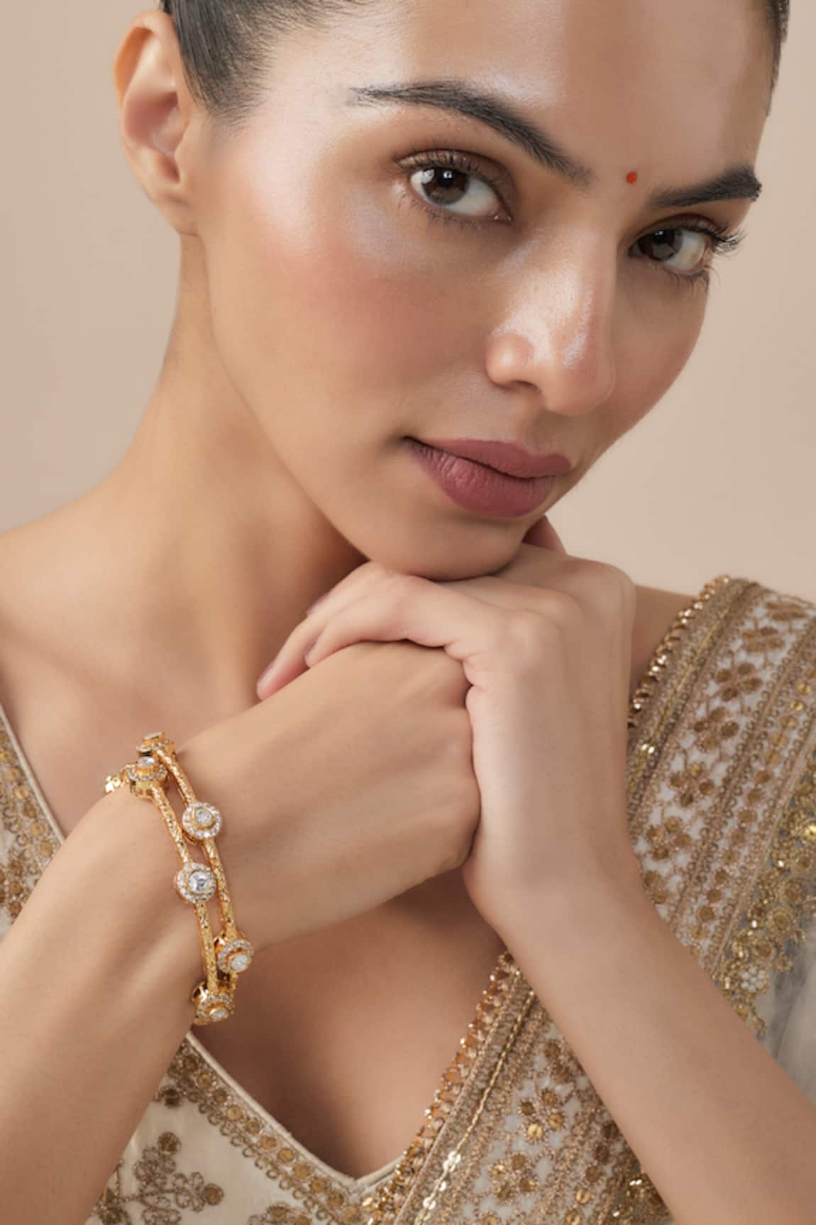Vivinia By Vidhi Mehra Embellished Bangles 
