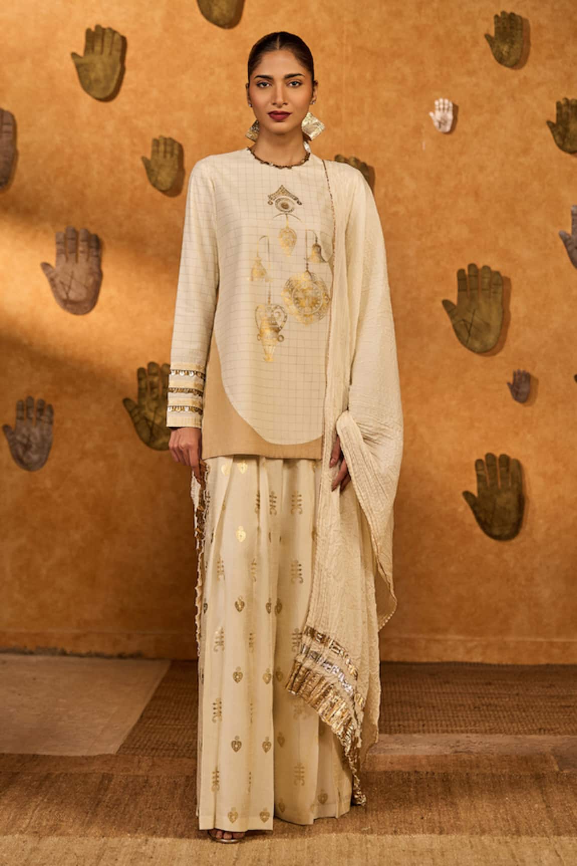 Masaba Ivory Trinklet Tree Kurta Pant Set