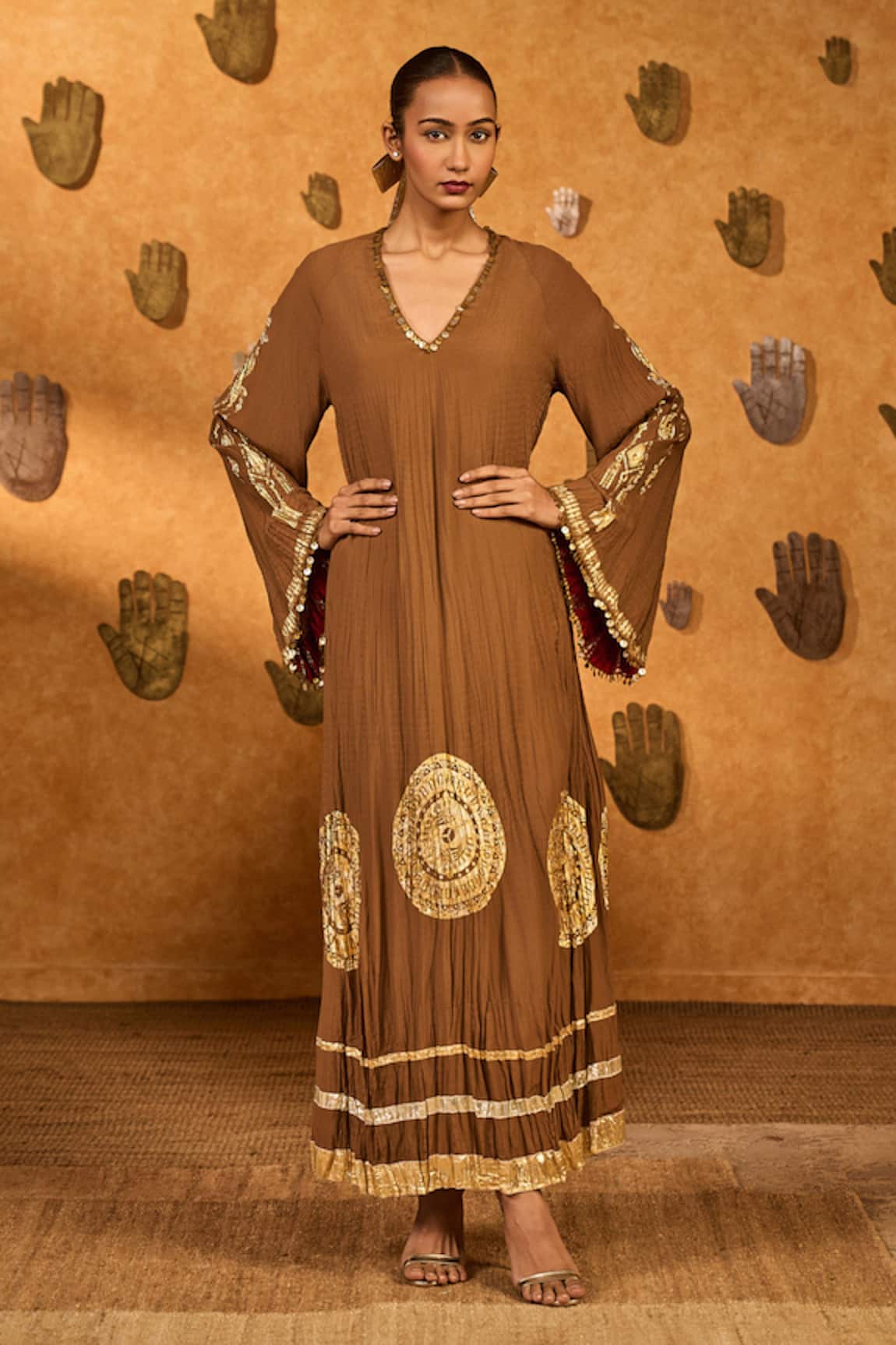 Masaba Mocha Muse Moonfish Kaftan