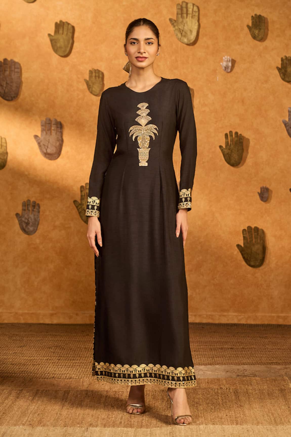 Masaba Black Snowlight Kurta & Pant Set