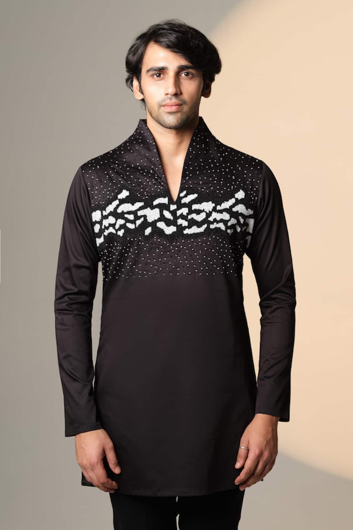 Sanjana Reddy Designs Sequin Work Short Kurta 