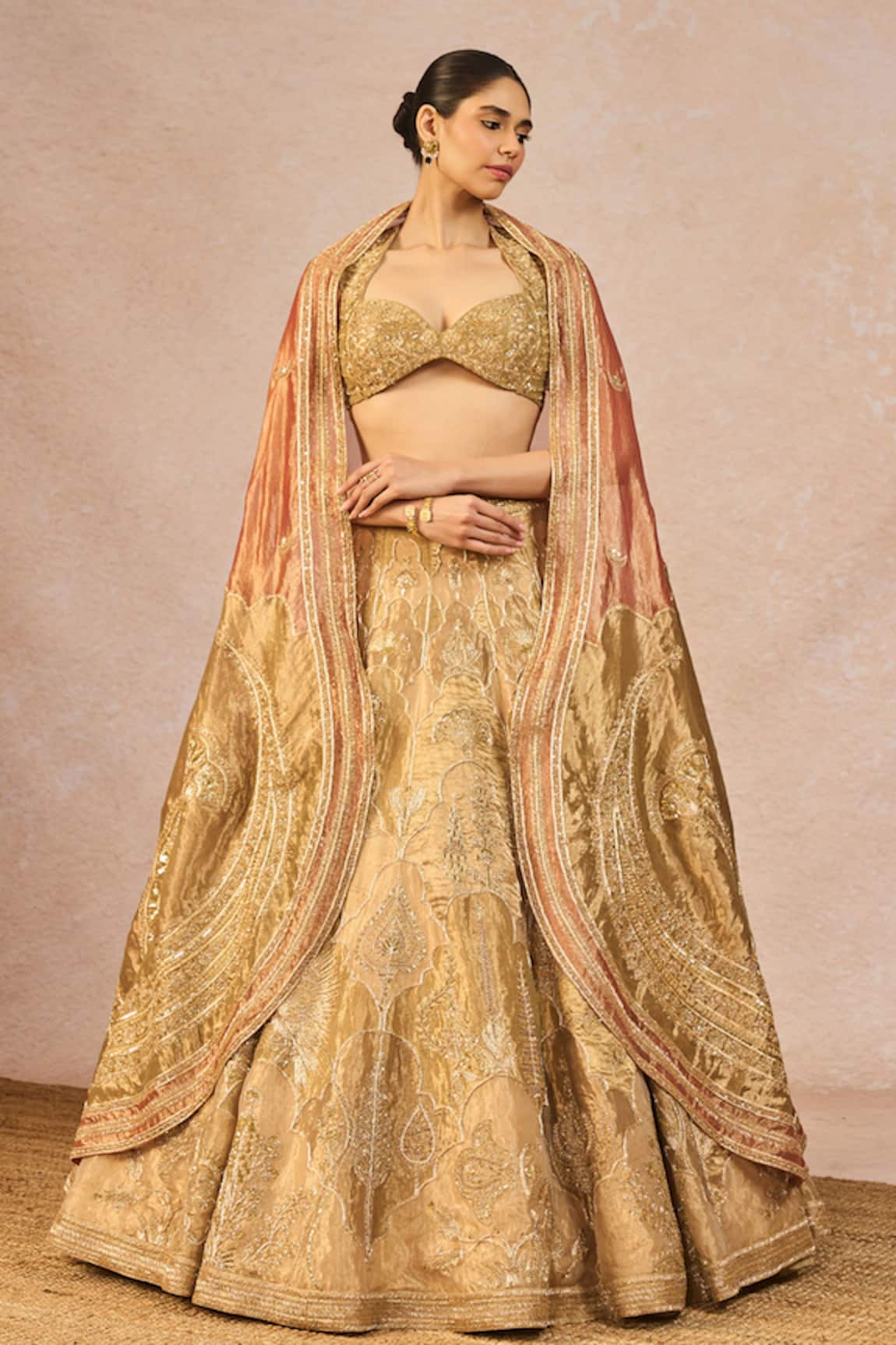 Masaba Fasl E Gul Embroidered 12 Kalis Bridal Lehenga Set 