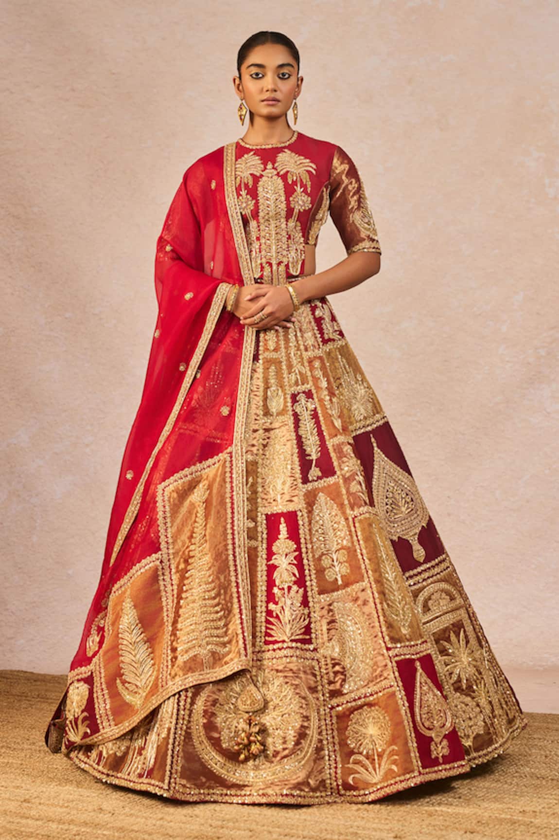 Masaba Dil Ke Pass Embroidered 12 Kalis Bridal Lehenga Set 