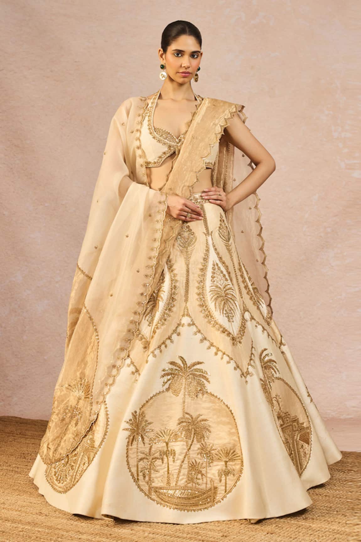 Masaba Noor Ban Gaye Embroidered Bridal Lehenga Set 