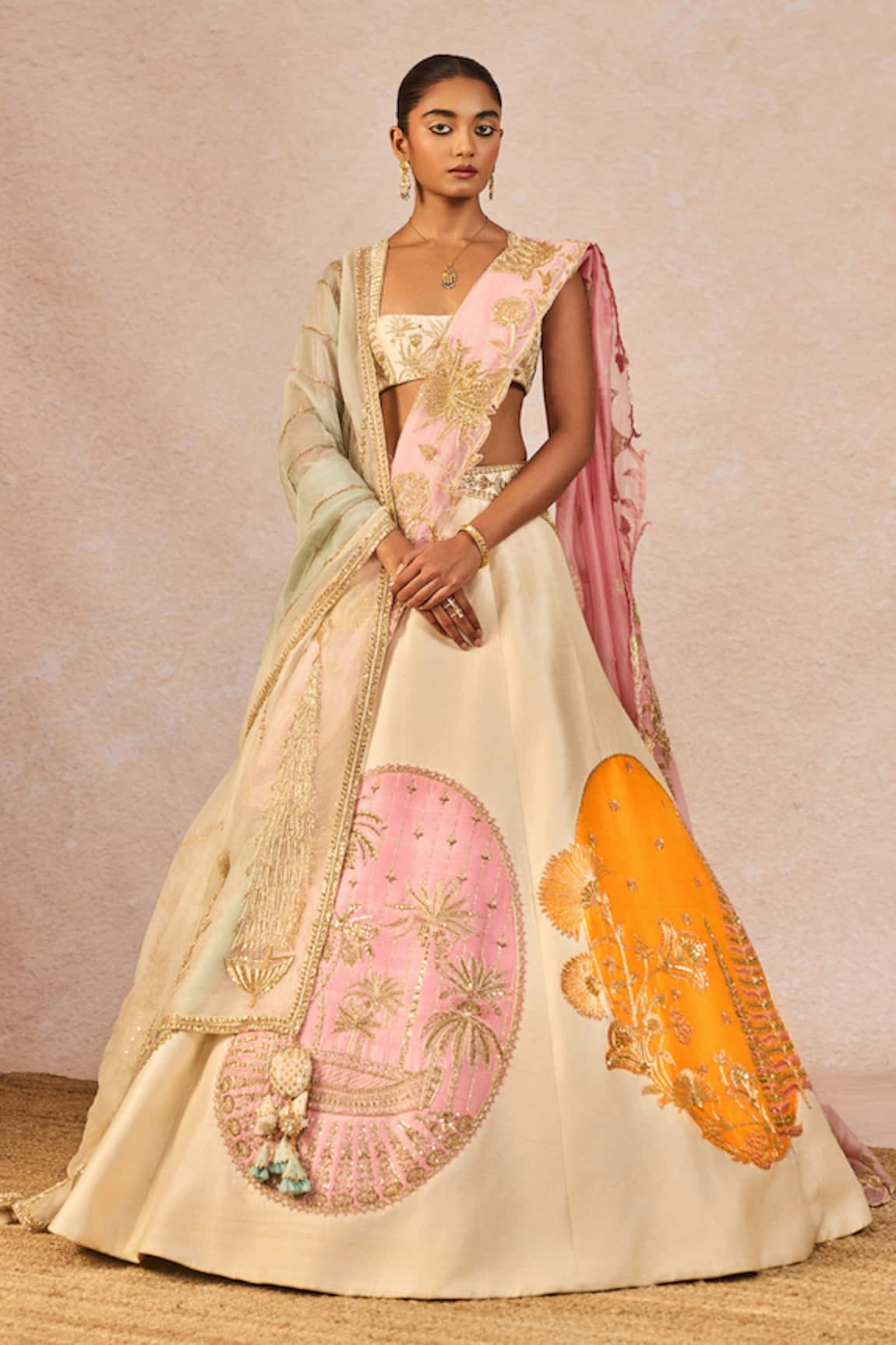 Masaba Mahek Ti Hui Chandni Embroidered Lehenga Set 