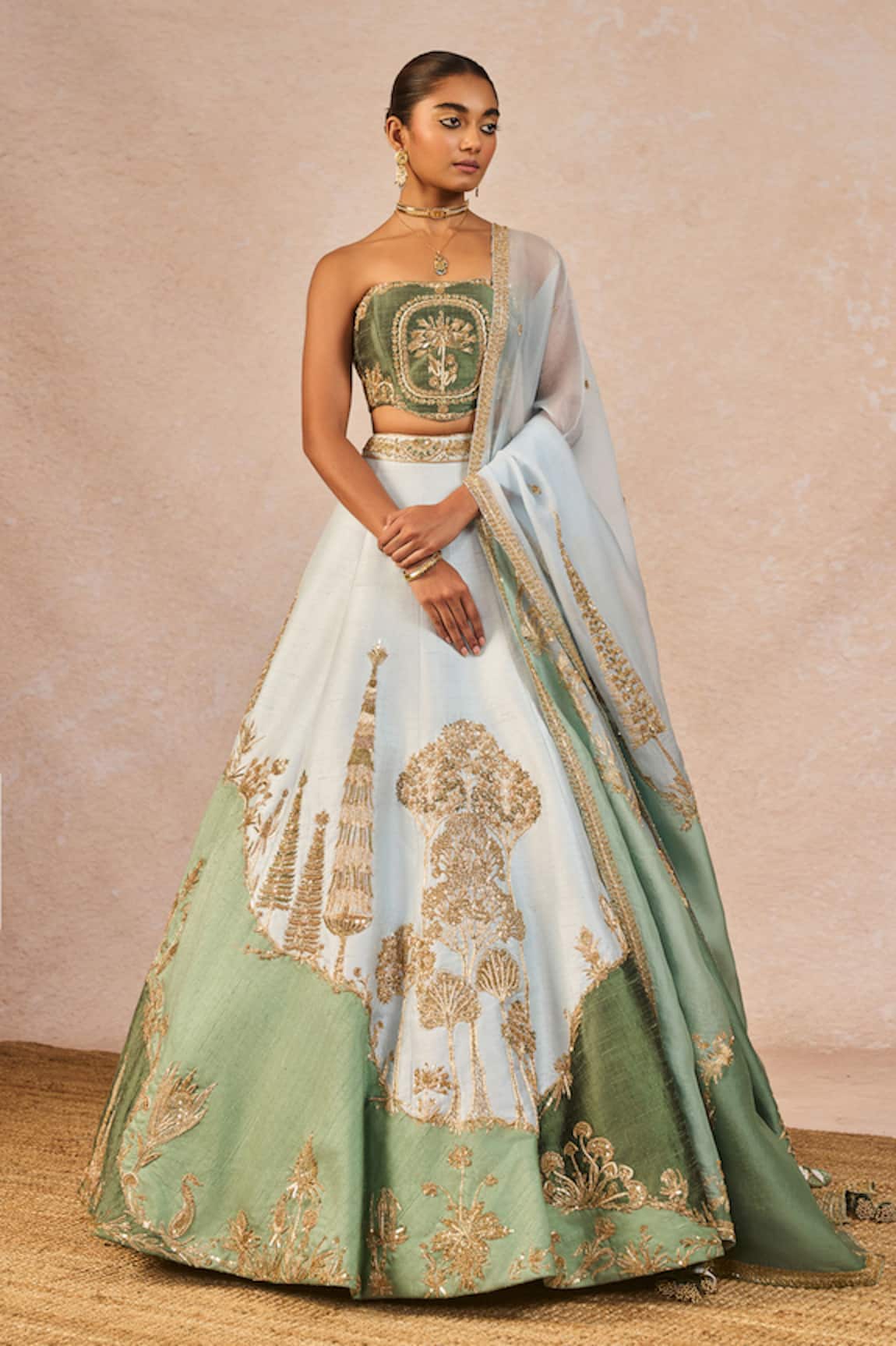 Masaba Pehli Baarish 12 Kalis Embroidered Lehenga Set 