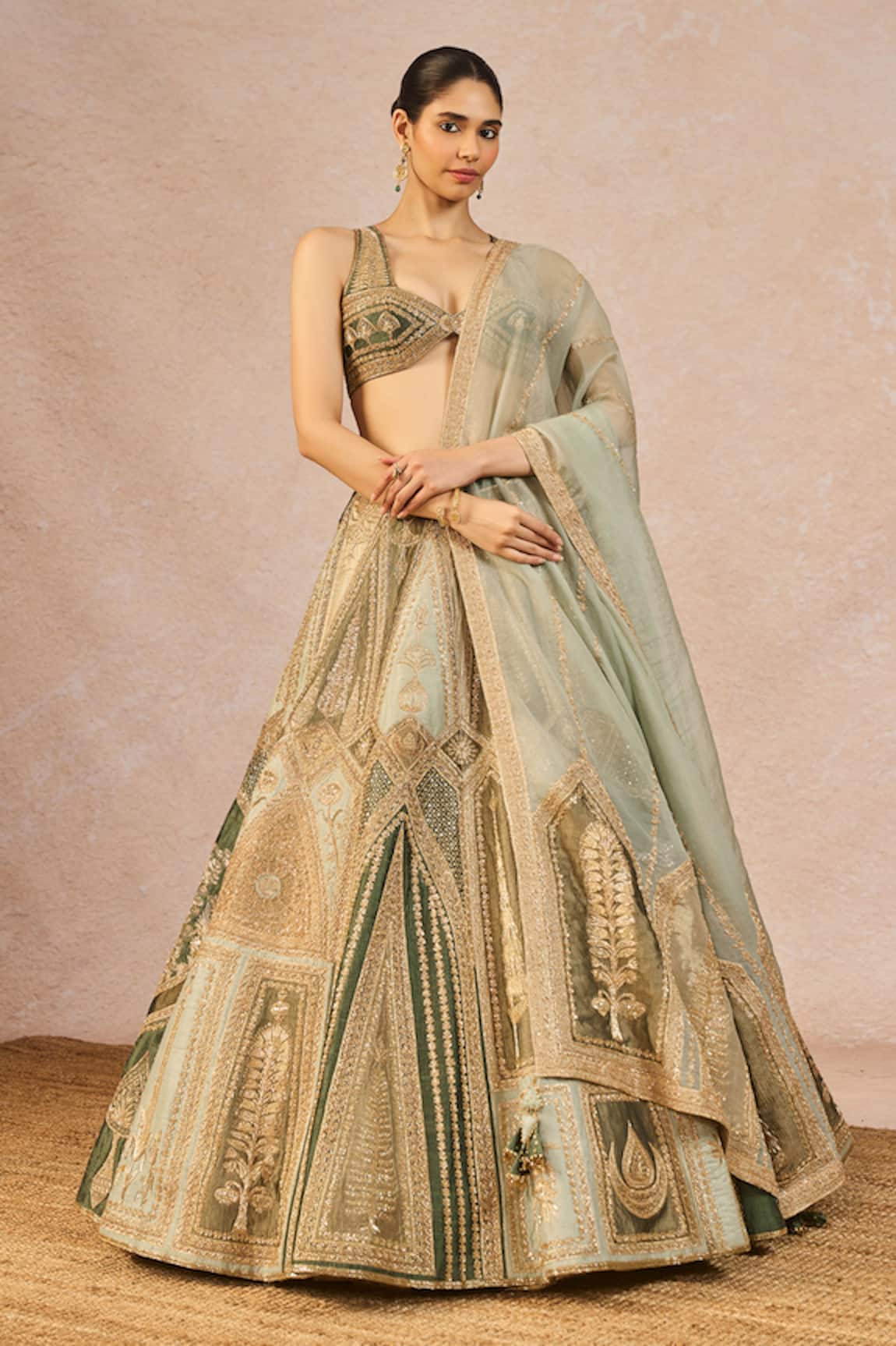 Masaba Jaise Koi Sapna 12 Kalis Embroidered Lehenga Set 