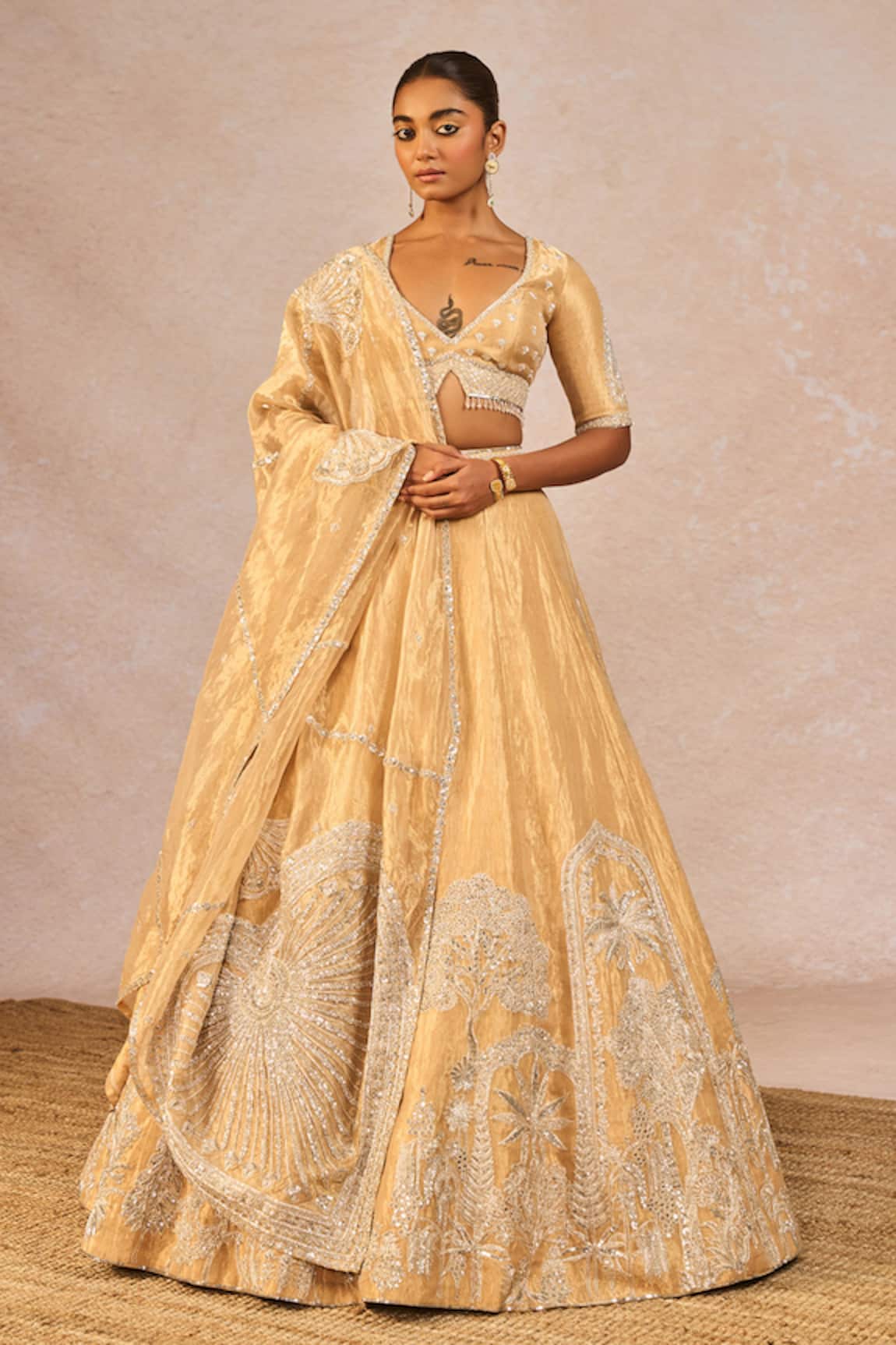 Masaba Chandni Embroidered 12 Kalis Lehenga Set 
