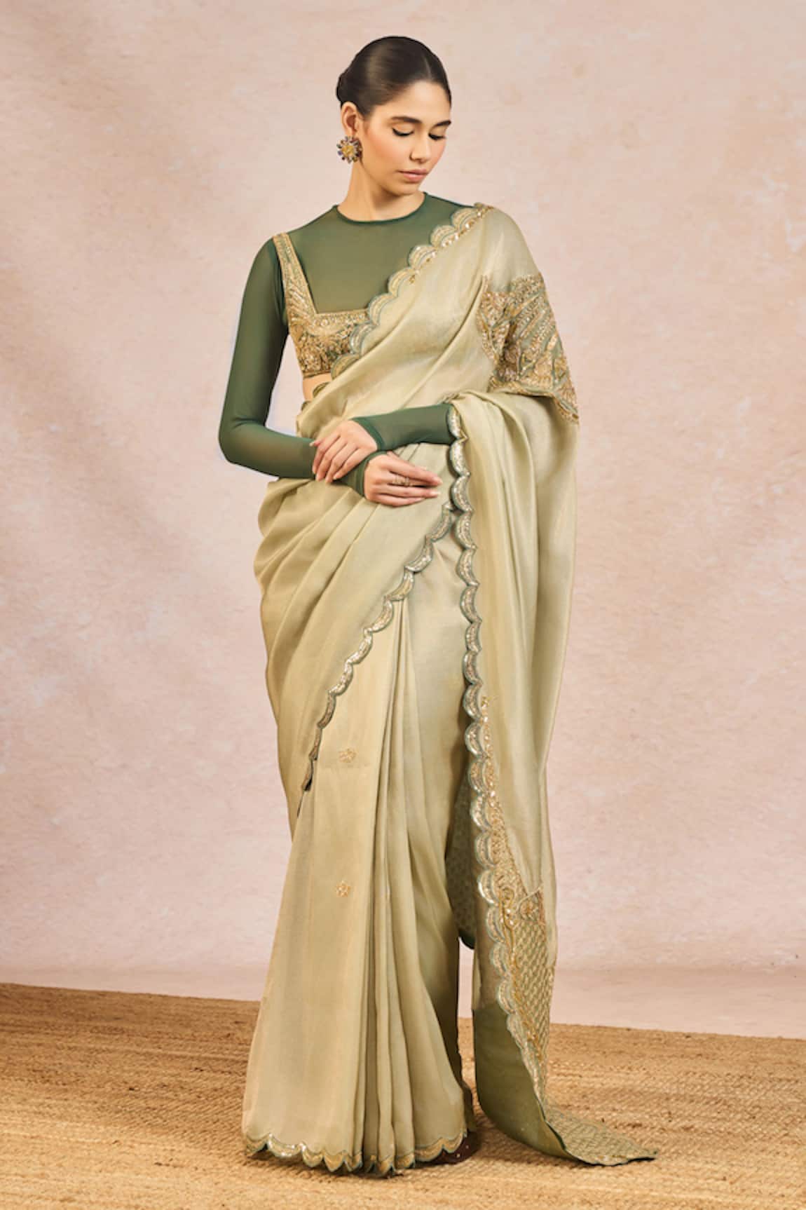 Masaba Ikrar Hua Embroidered Saree Set 