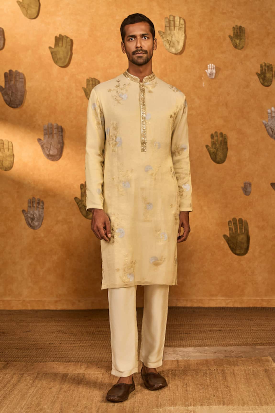 Masaba Ivory Moon Garden Kurta Set 