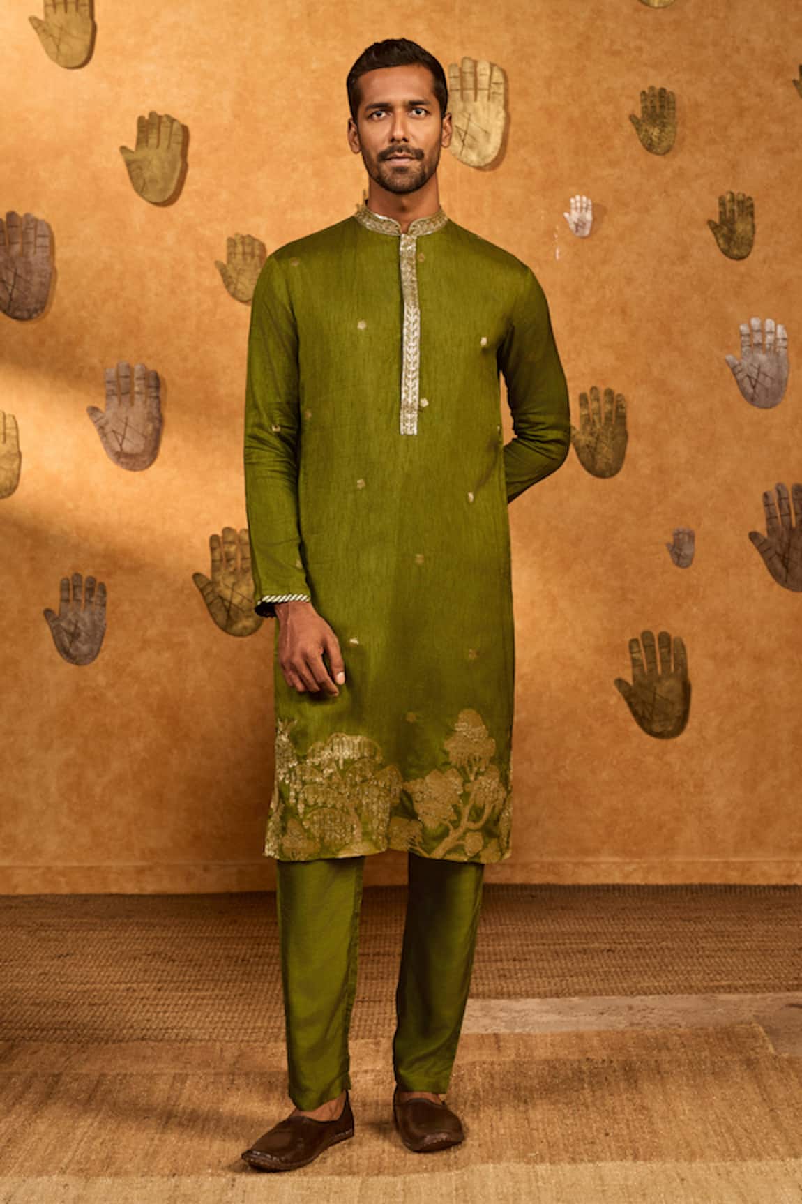 Masaba Olive Zen Kurta Set 