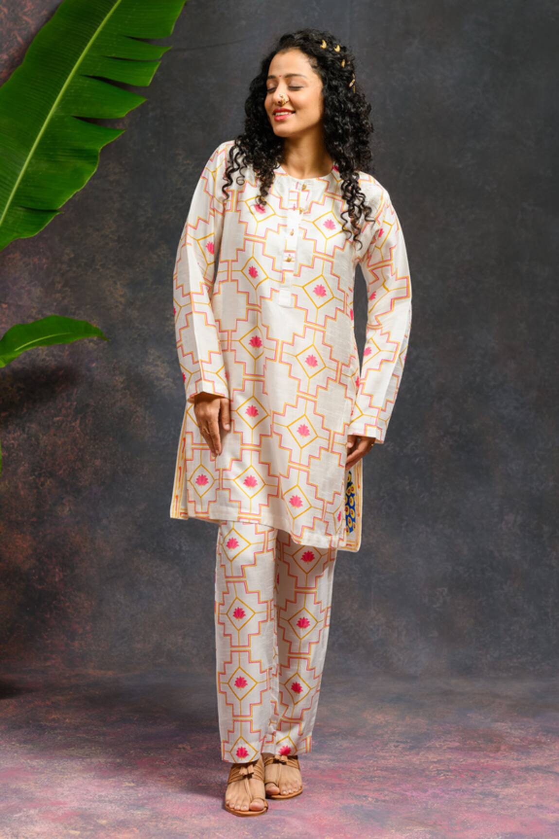 Prachi Kamat Morviika Printed Kurta With Pant 