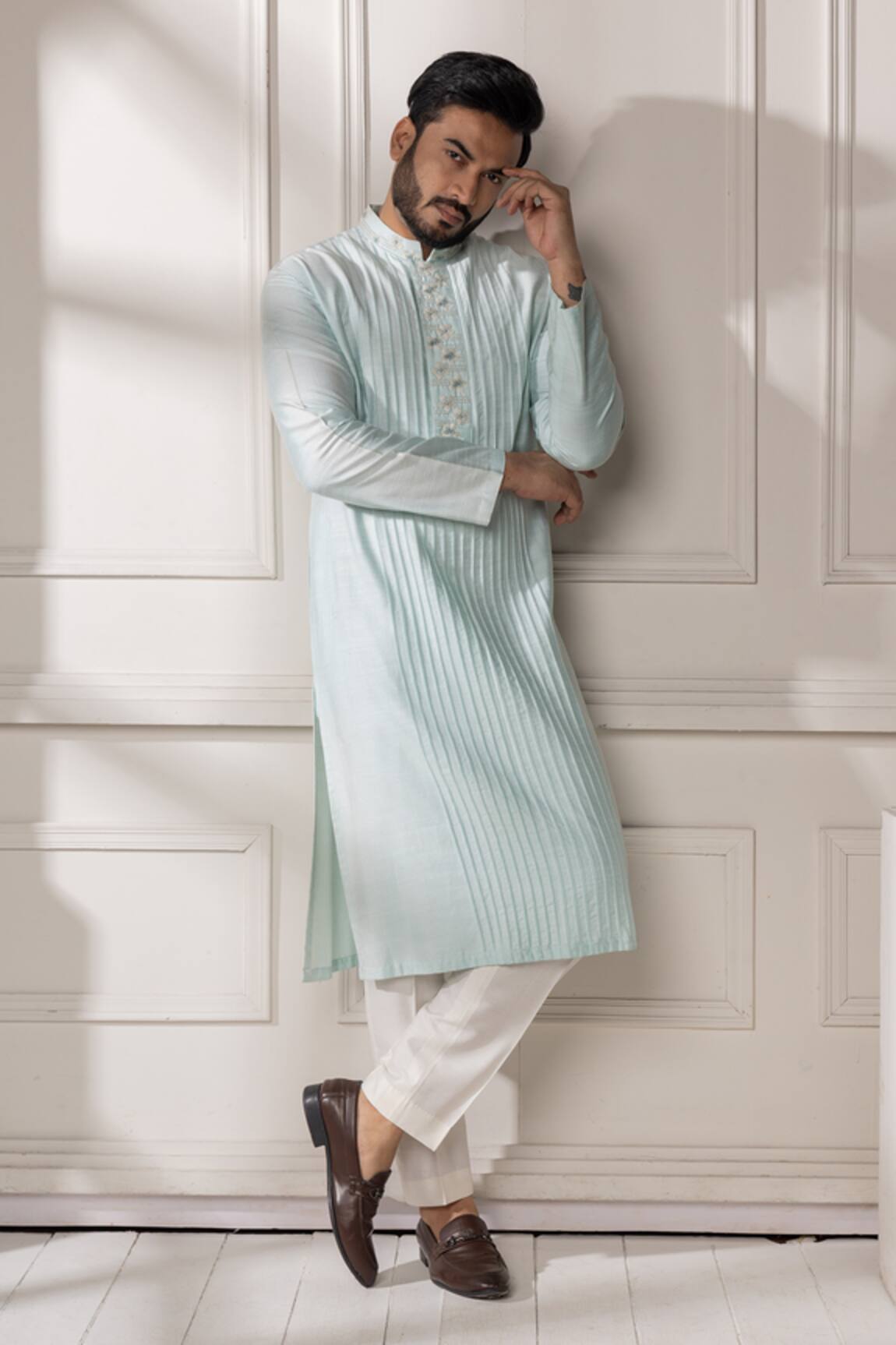 Minikin Hand Embroidered Kurta Set 