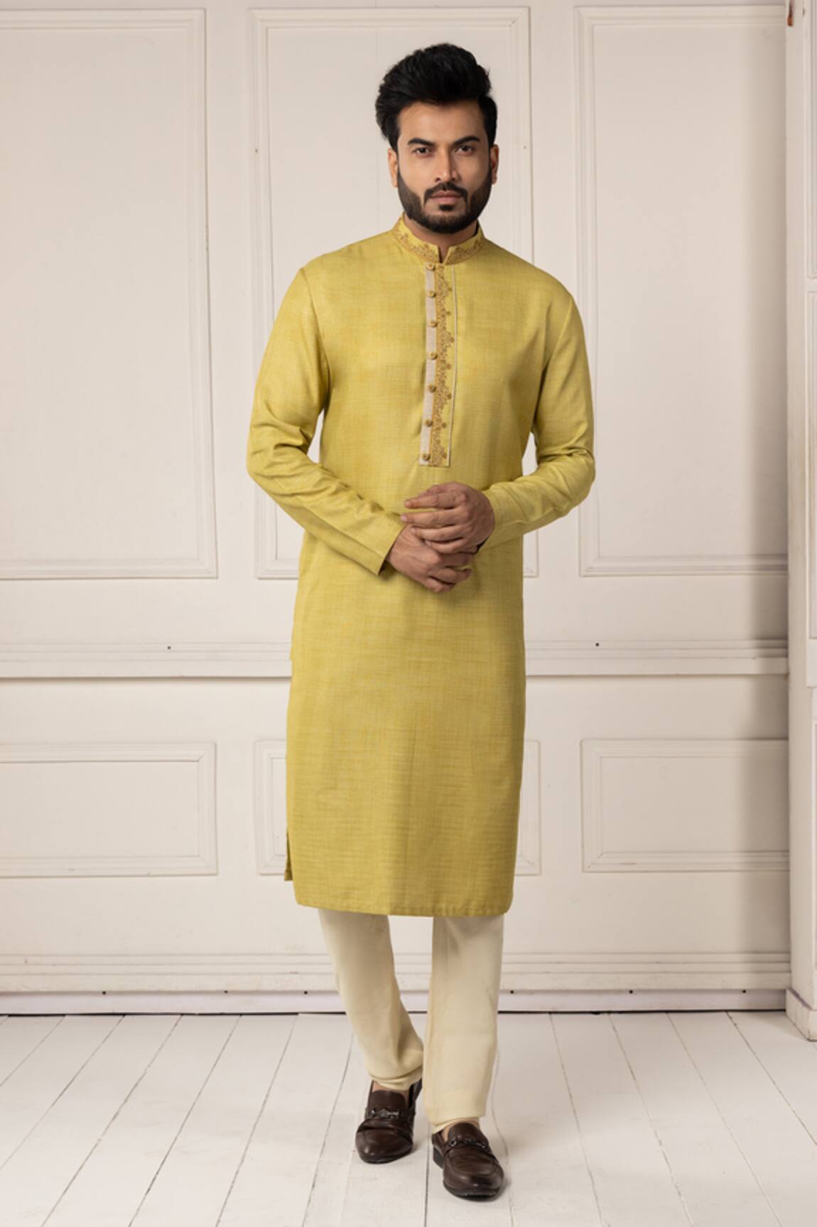 Minikin Kashmiri Embroidered Kurta Set 