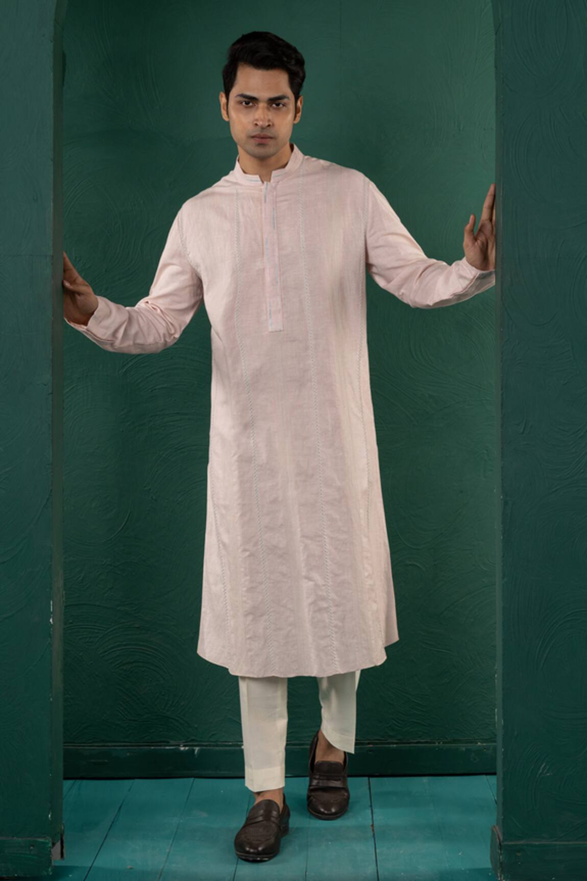 Minikin Hand Embroidered Kurta Set 