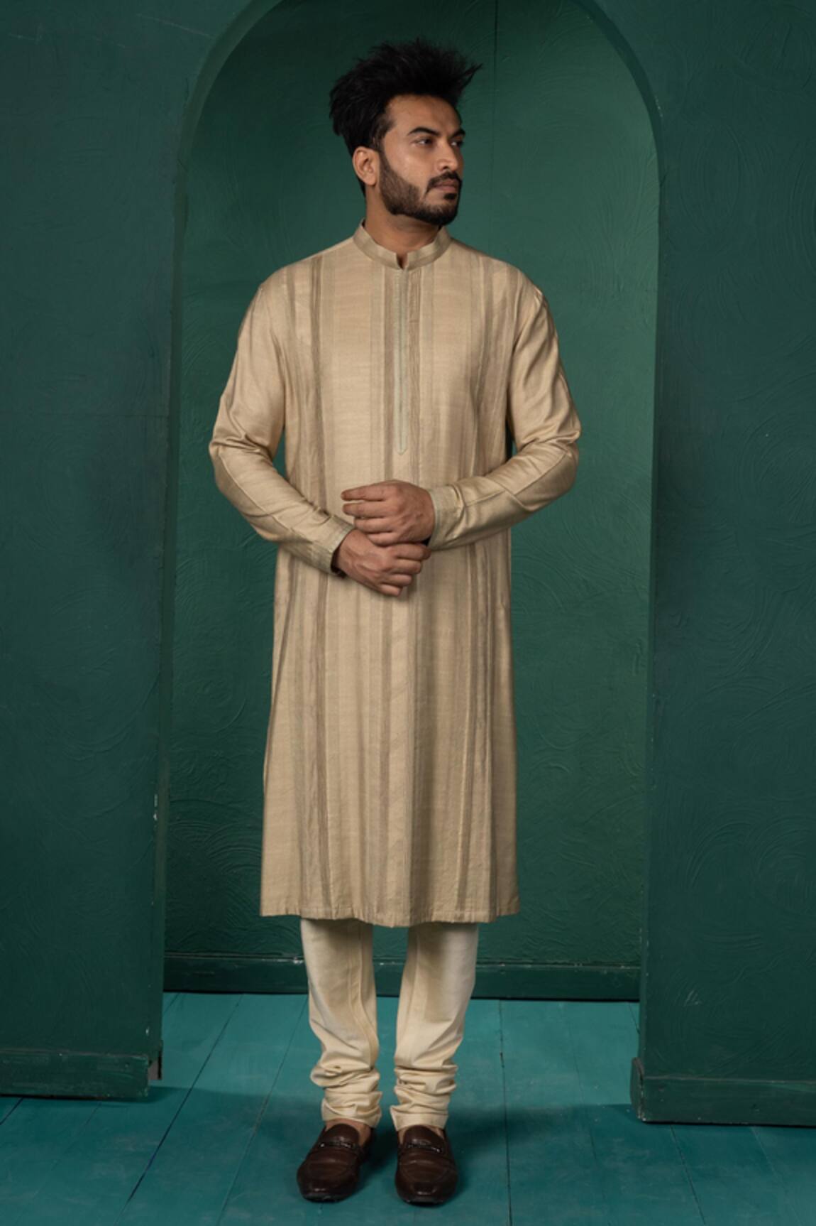 Minikin Pintuck Kurta Set 