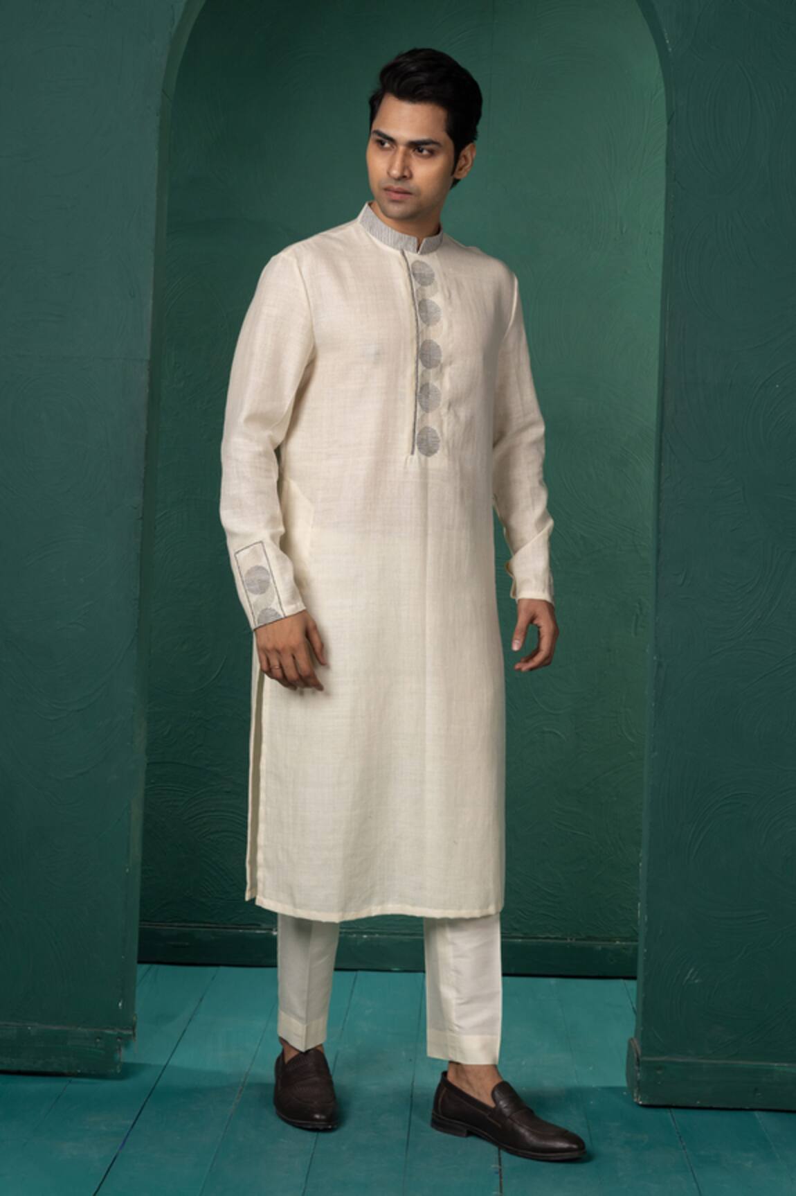 Minikin Hand Embroidered Kurta Set 