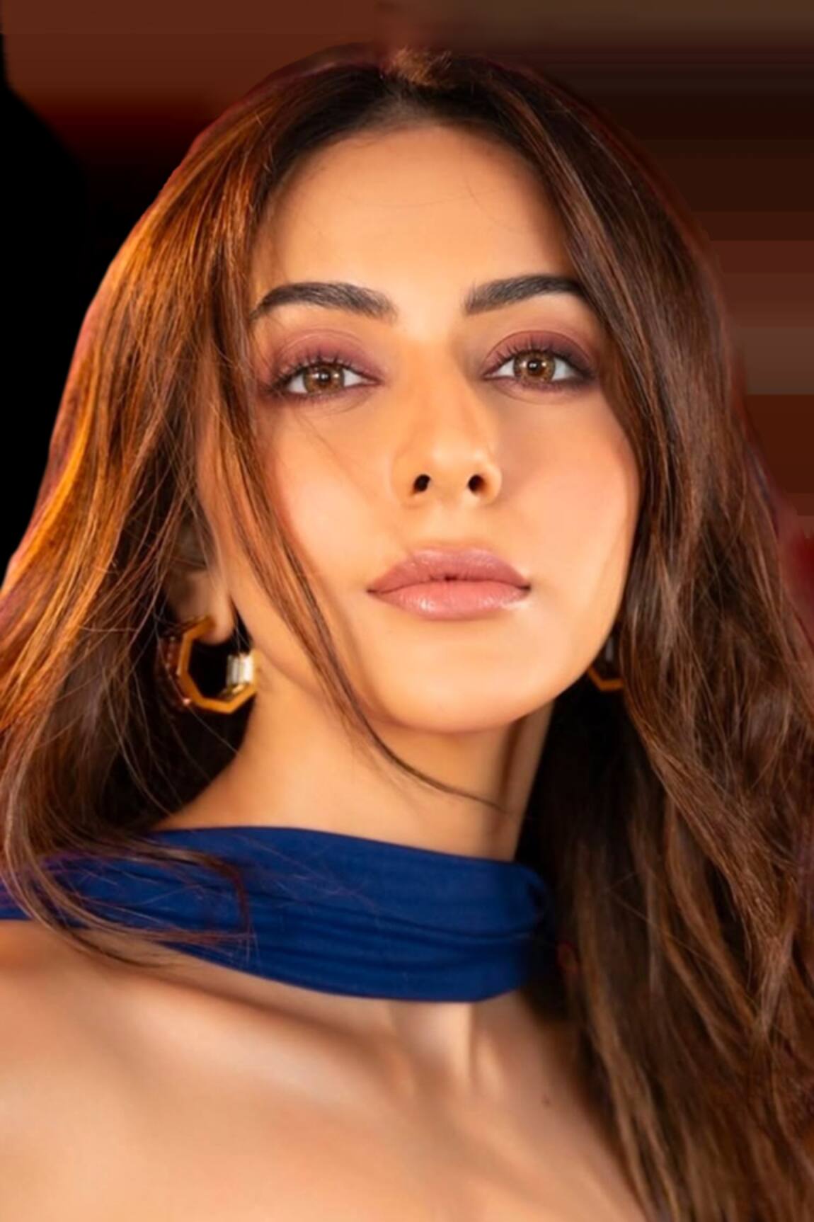 Bblingg Chandelier Baguette Baguette Crystal Hoop Earrings 