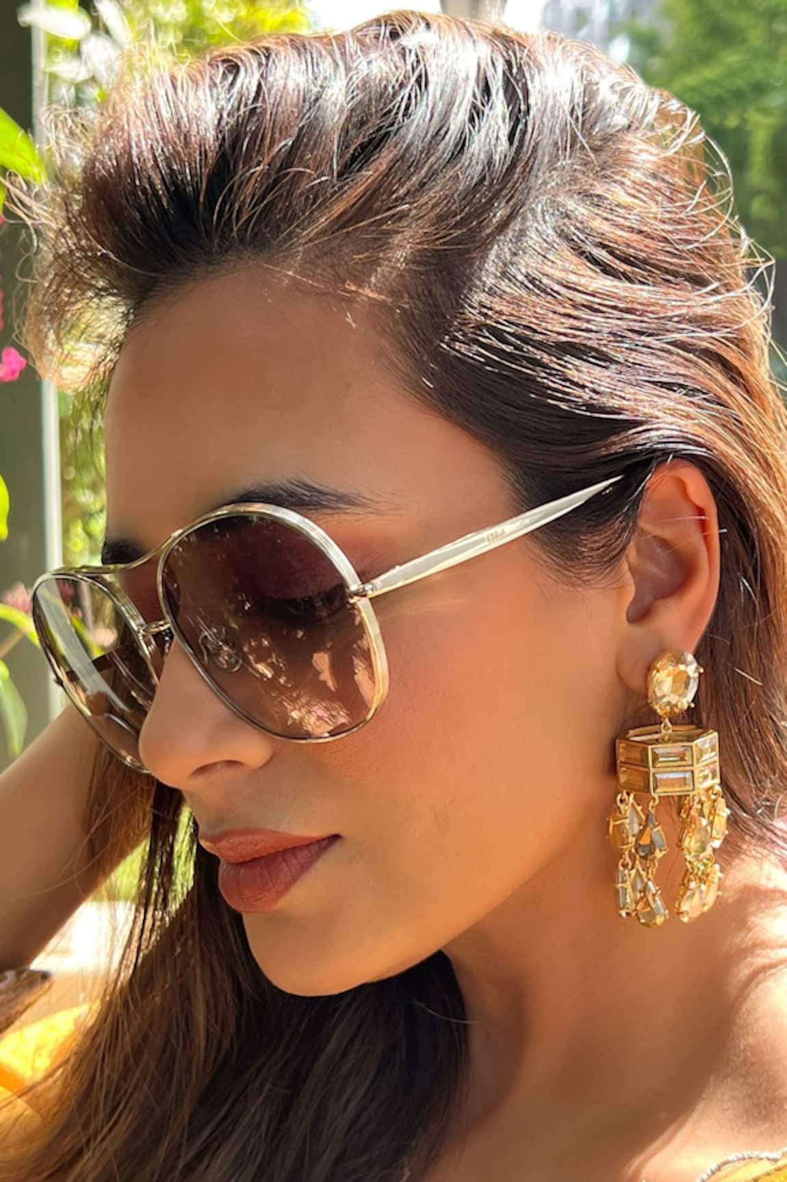 Bblingg Chandelier Drop Baguette & Crystal Drop Chandelier Earrings 