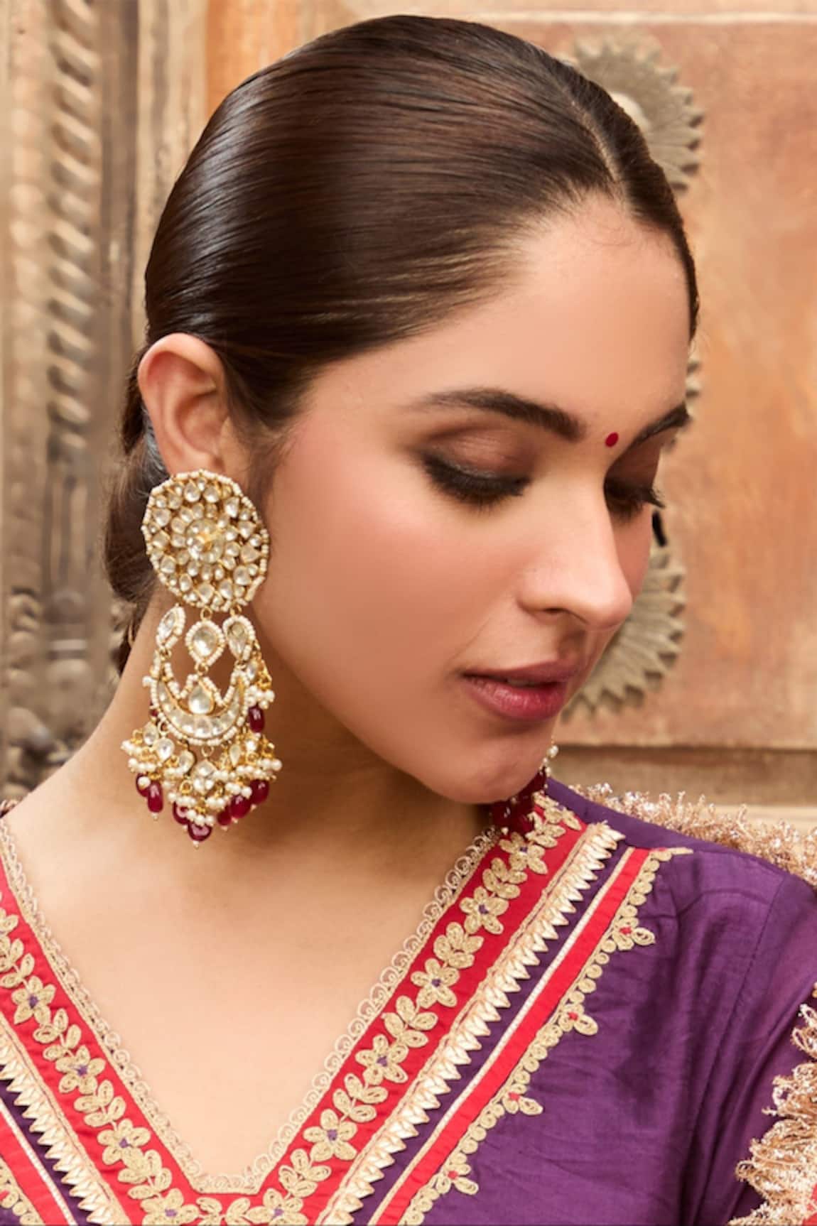 Queens Jewels Suhana Gulnaar Polki Chandbaalis 
