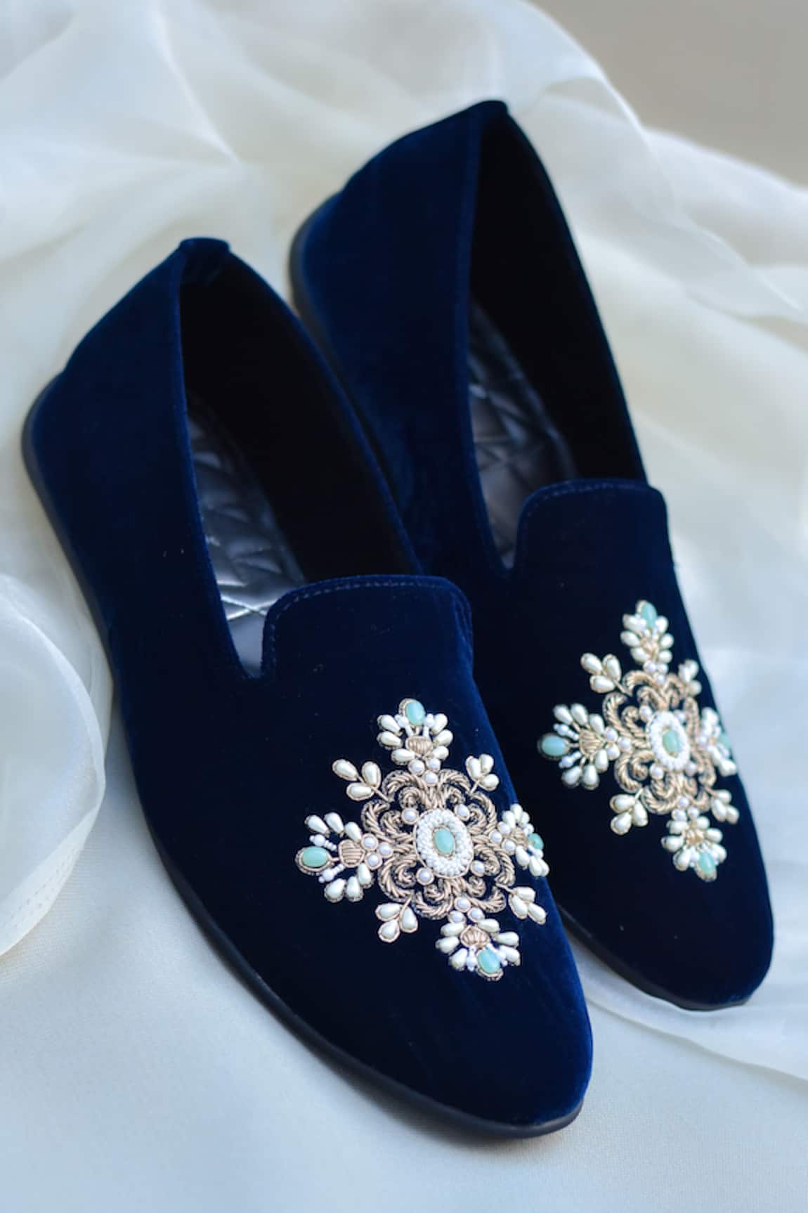 Around Always Ace Stone Embellished Loafers 