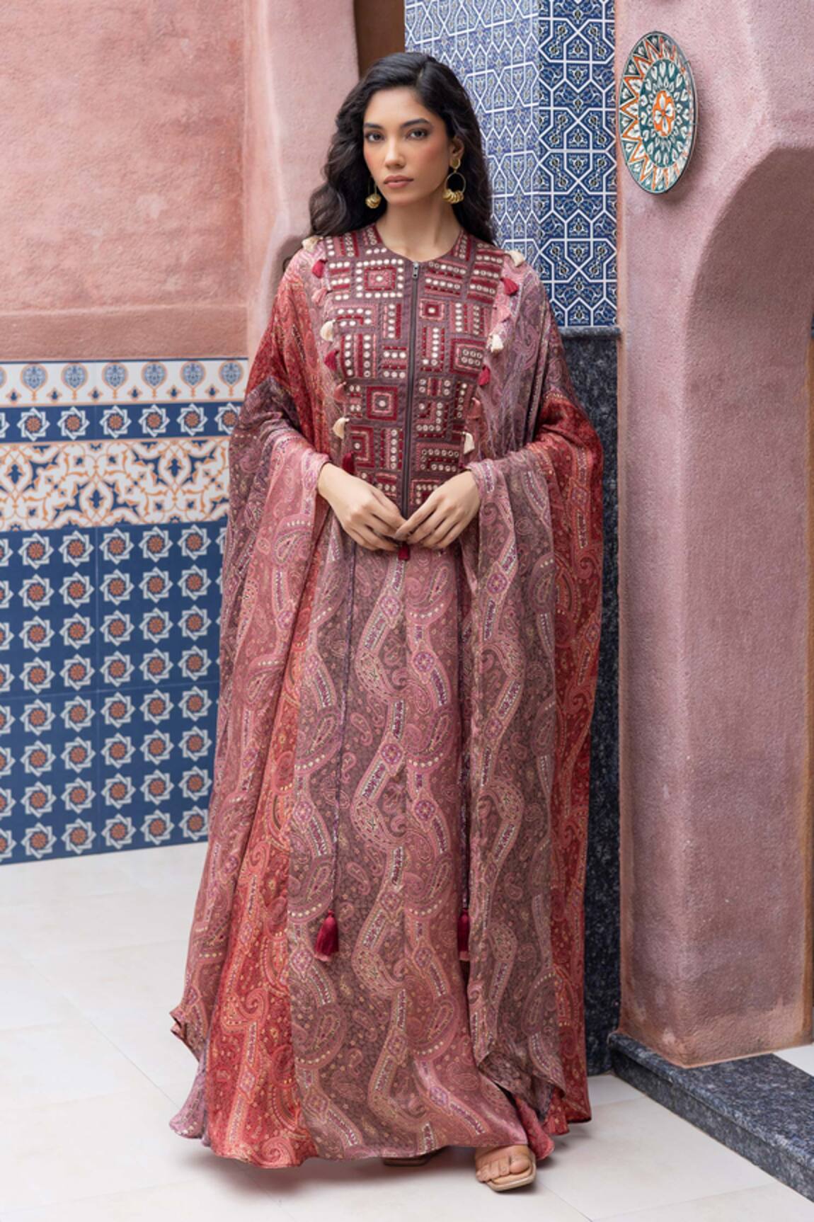 Shruti Sancheti Paisley Print Kaftan 