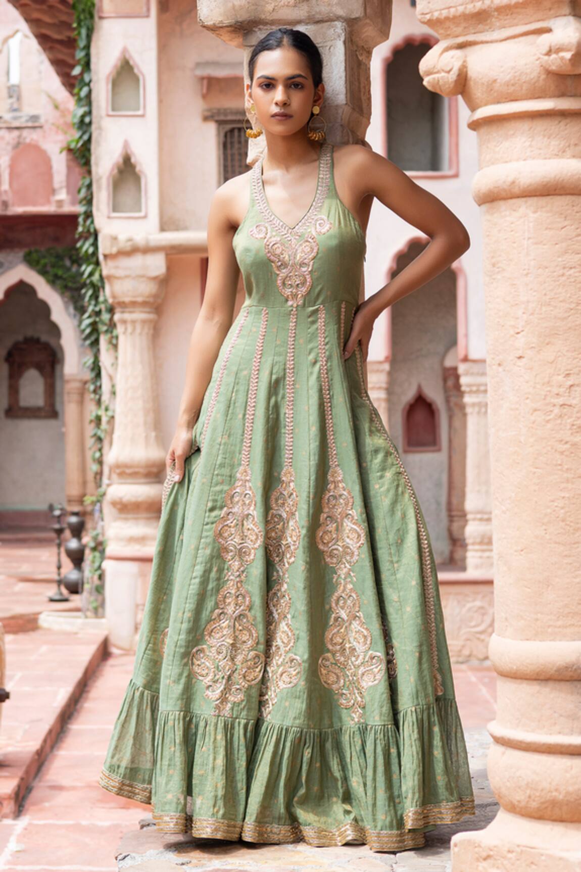 Shruti Sancheti Paisley Embroidered Anarkali 