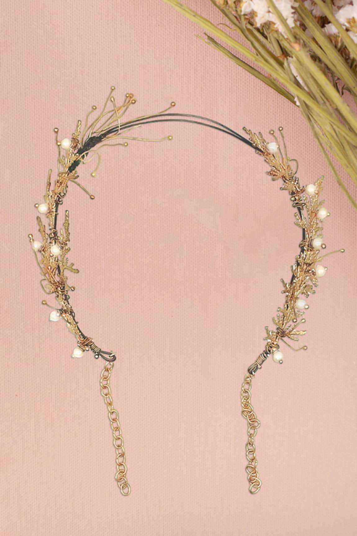 House Of Tuhina Jigyasa Crown Hair Band 