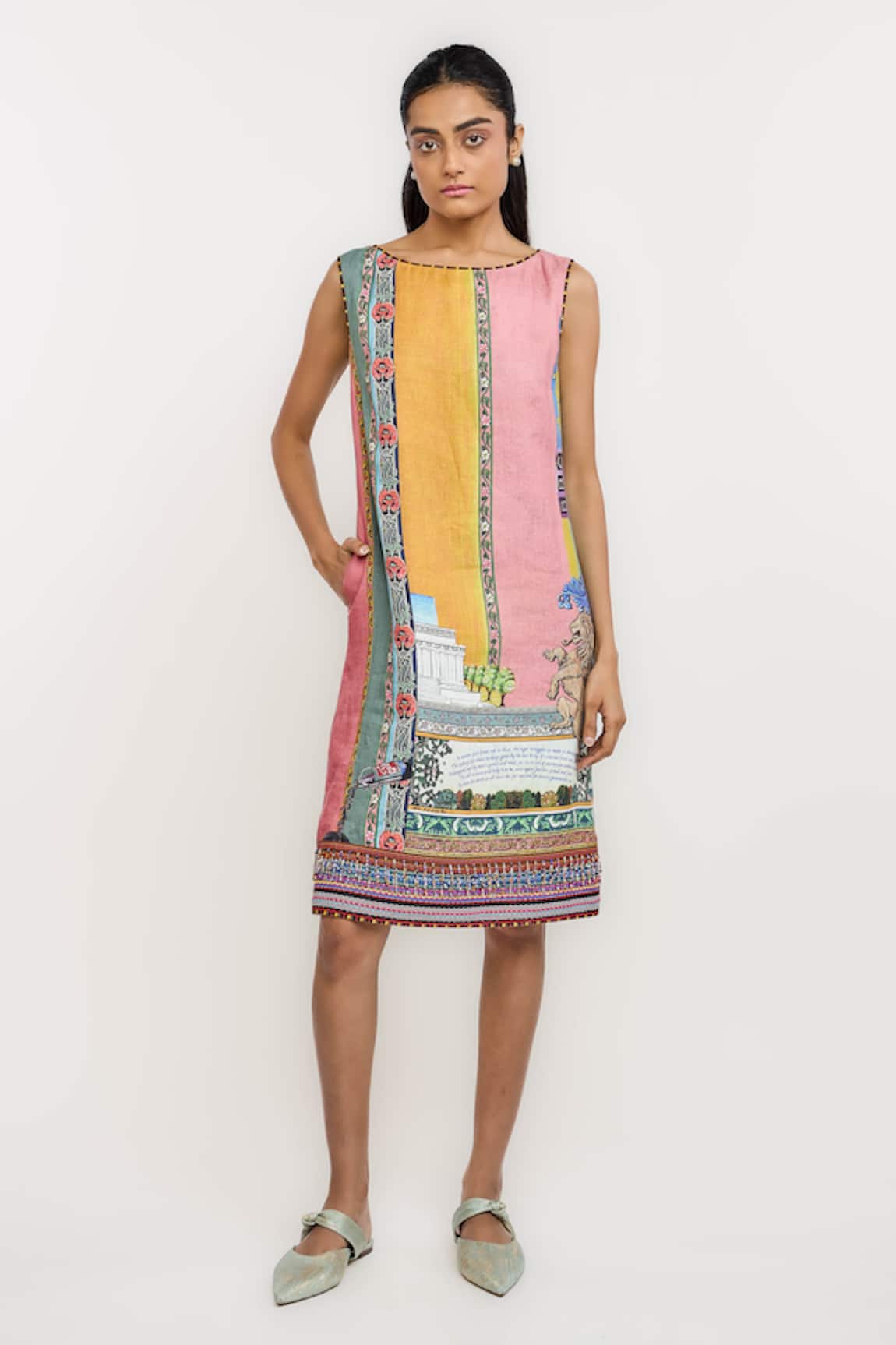 Ott Singh Twins Shift Dress