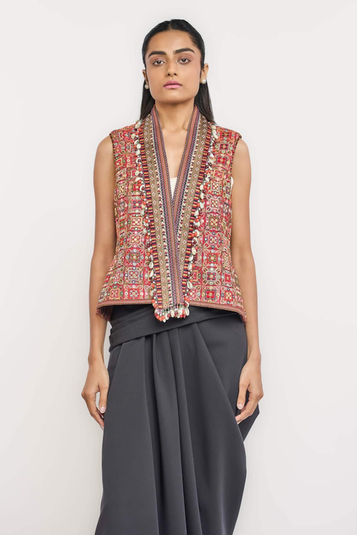 Ott Kutch Patchwork Gilet Jacket