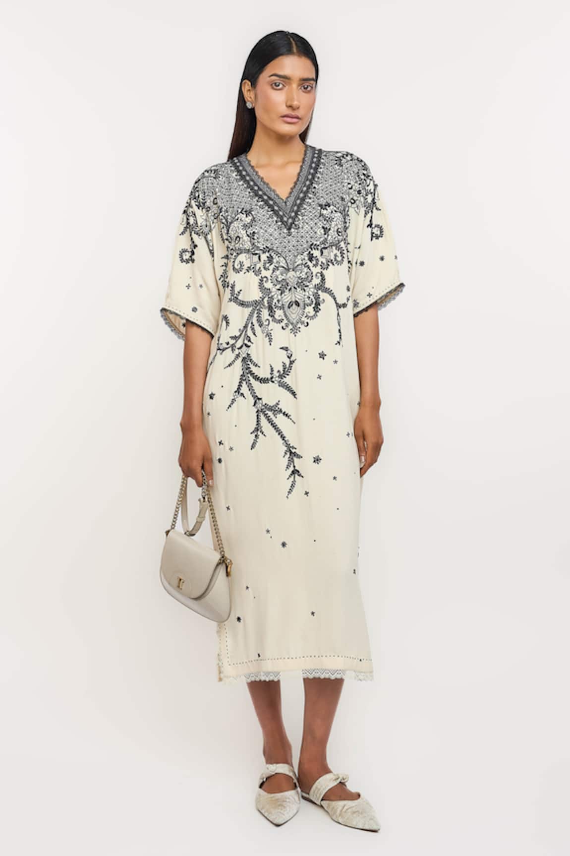 Ott Embroidered Dress