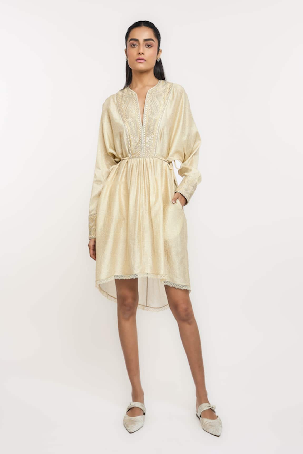 Ott Chikankari Day Dress