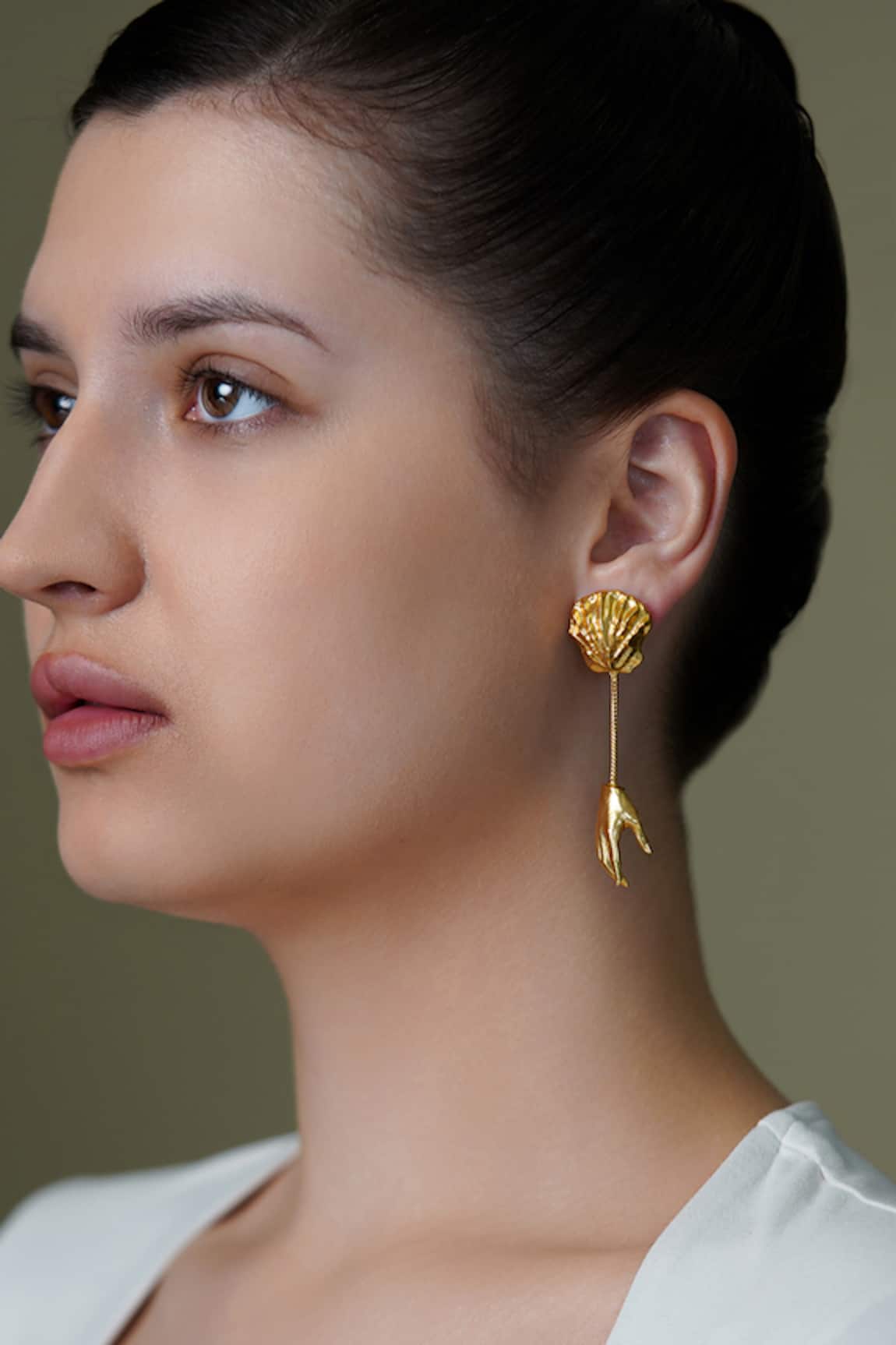 Joules By Radhika Ember Bud Long Dangle Earrings 