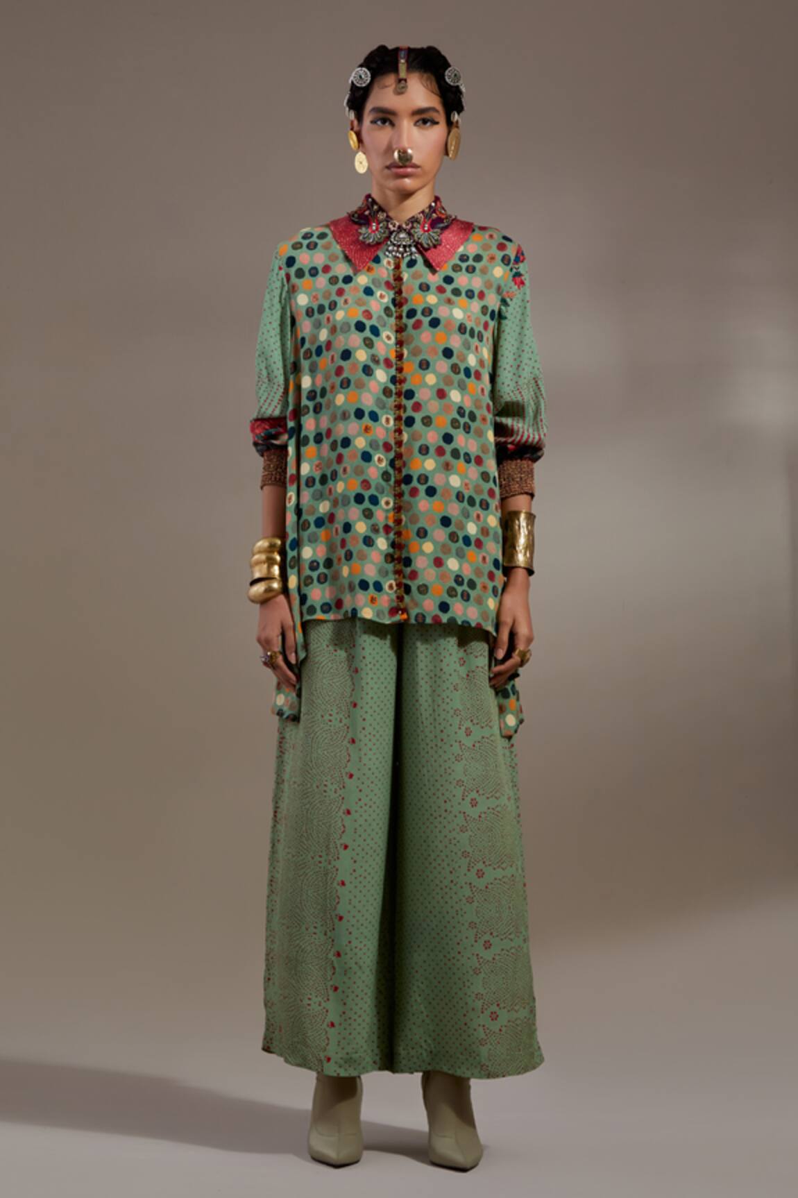 Aseem Kapoor Atri Straight Shirt & Trouser Set 