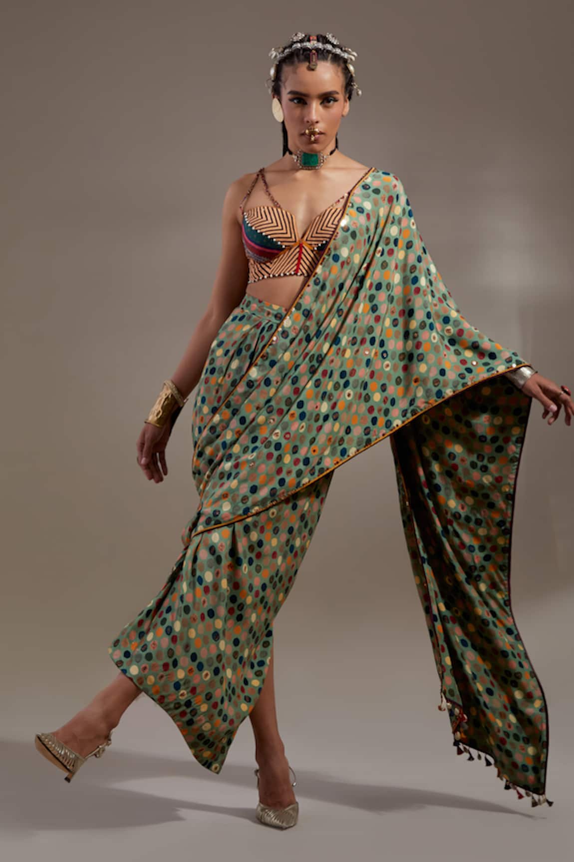 Aseem Kapoor Kama Pattern Blouse 